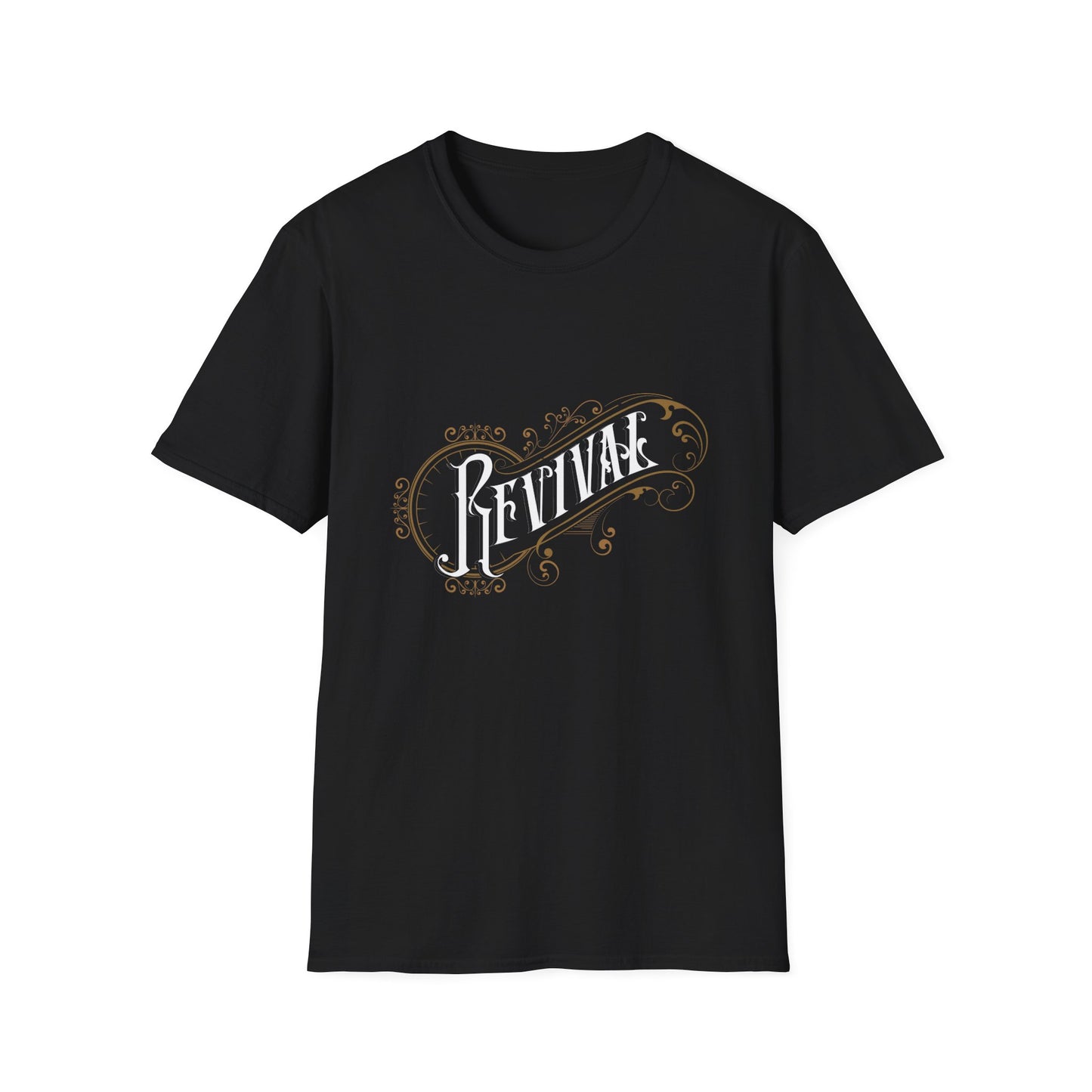 Revival Softstyle Men's Christian T-Shirt (Vintage Logo) - Sweet Baby Jeez Teez