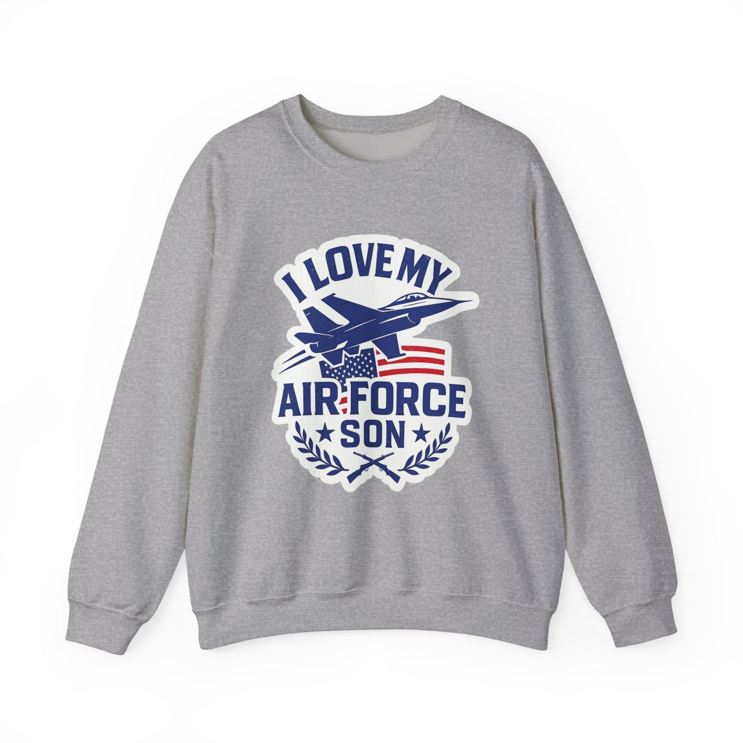 "I Love My Air Force Son" Military Patriotic Air Force Parents Sweatshirt