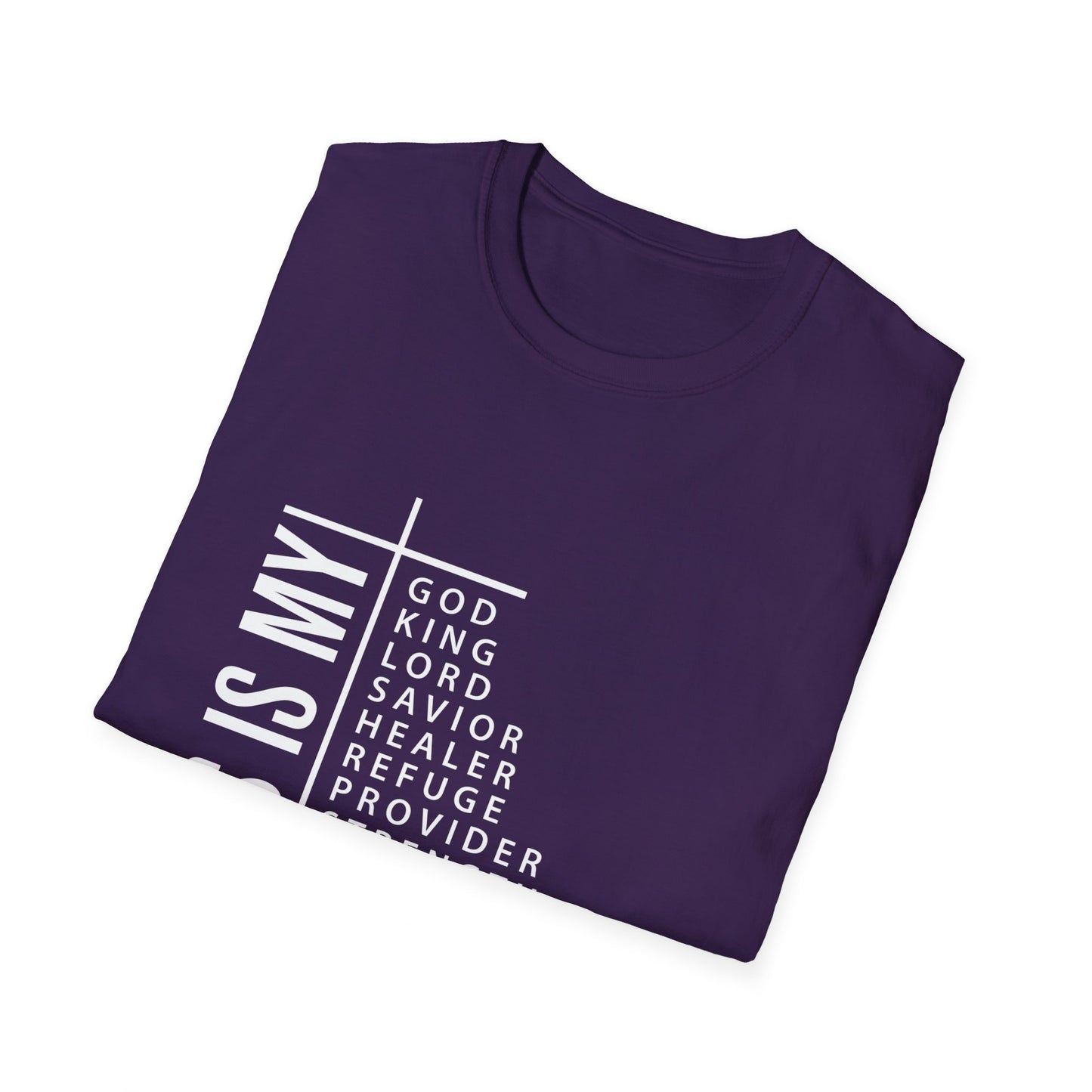 Jesus is My Women's Relaxed/Plus Tshirt (White Logo) - Sweet Baby Jeez Teez