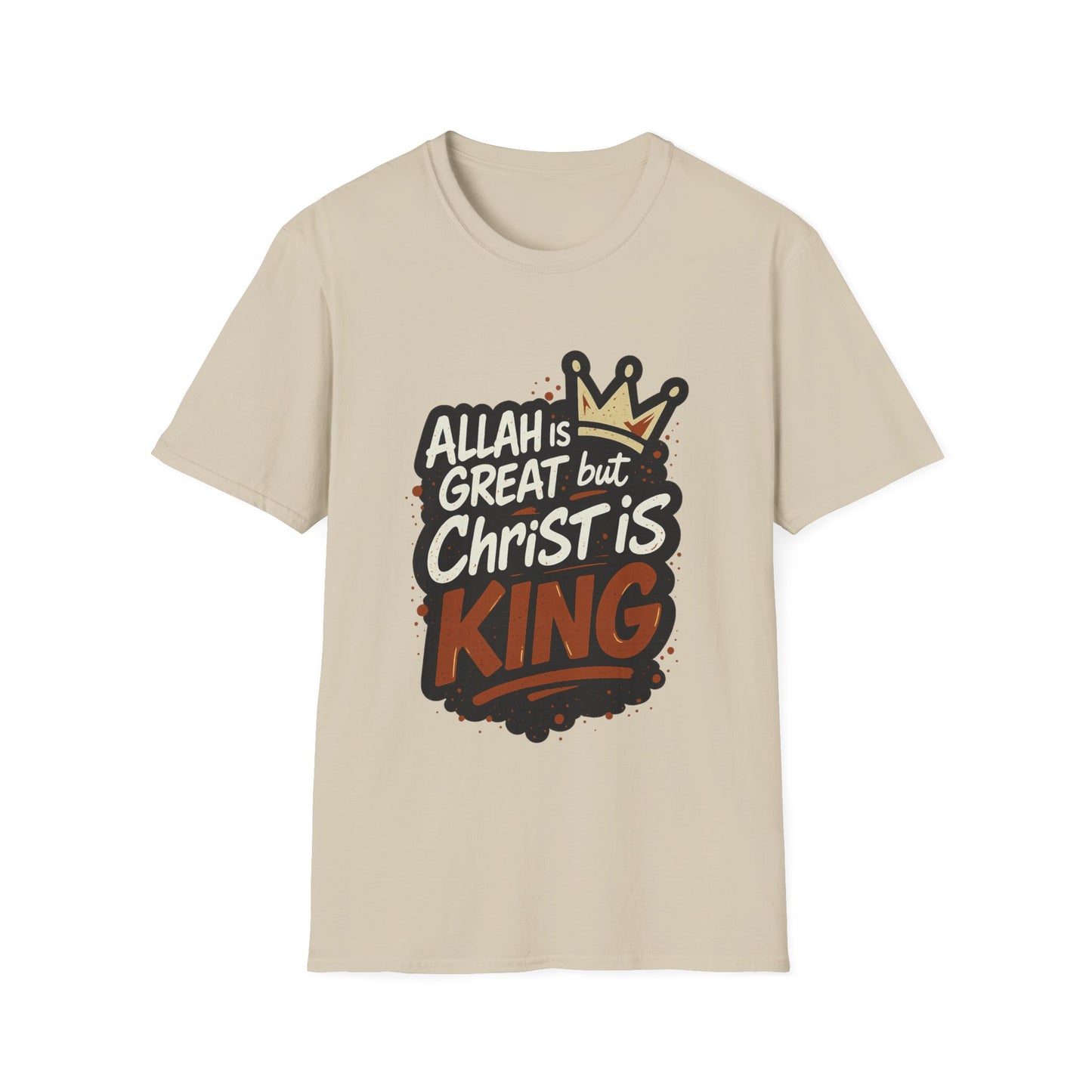 Christ is King Unisex Softstyle Tshirt (Great 2 Logo)