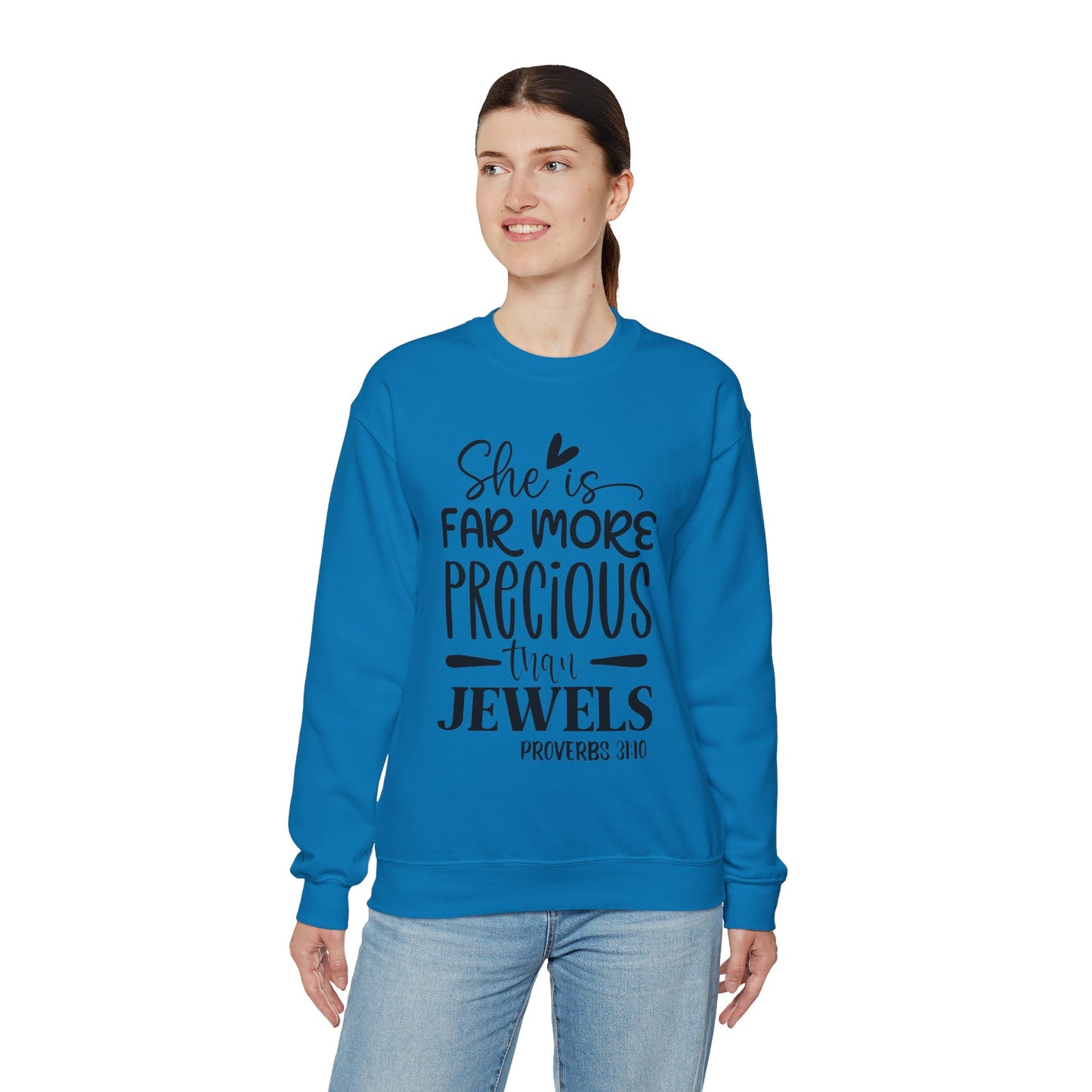 Far More Precious Women's Relaxed Sweatshirt - Sweet Baby Jeez Teez