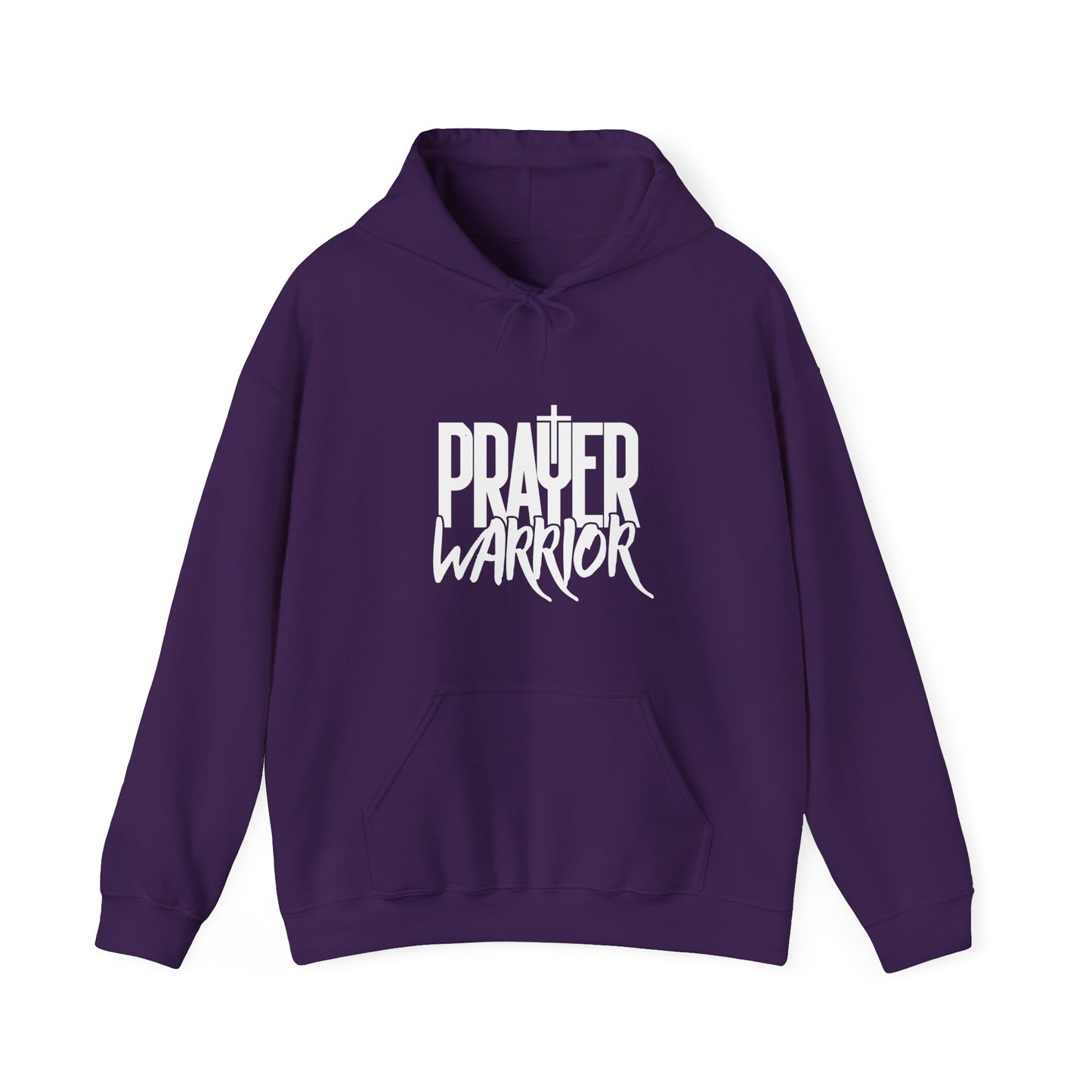 Prayer Warrior Men's Sweatshirt (White Logo) - Sweet Baby Jeez Teez