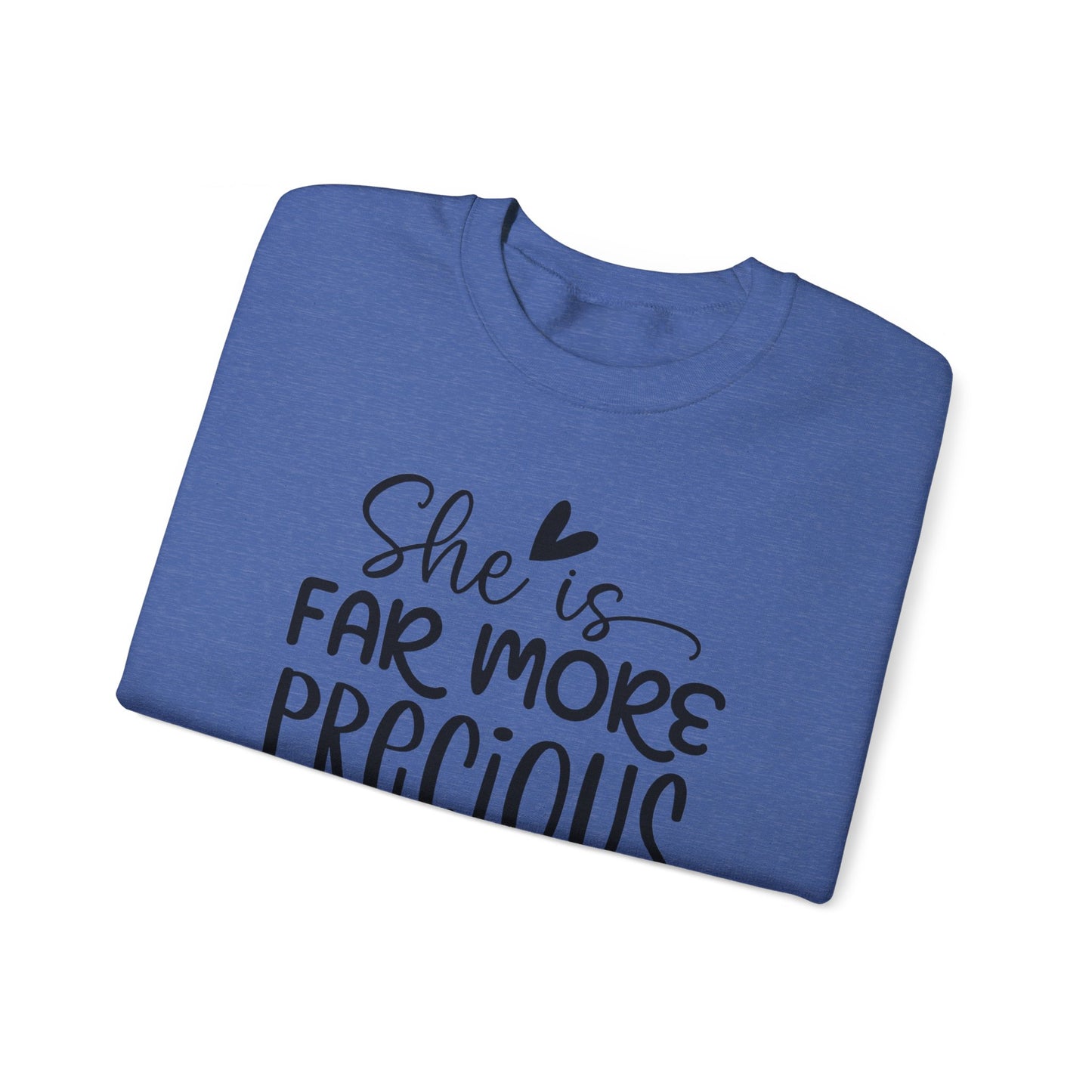 Far More Precious Women's Relaxed Sweatshirt - Sweet Baby Jeez Teez