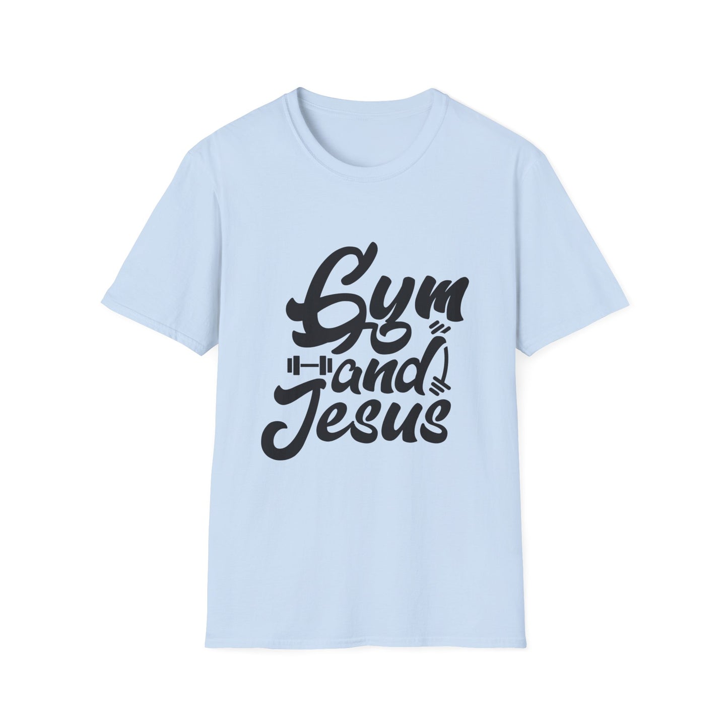 Gym and Jesus Women's Relaxed/Plus Tshirt (Black Logo) - Sweet Baby Jeez Teez