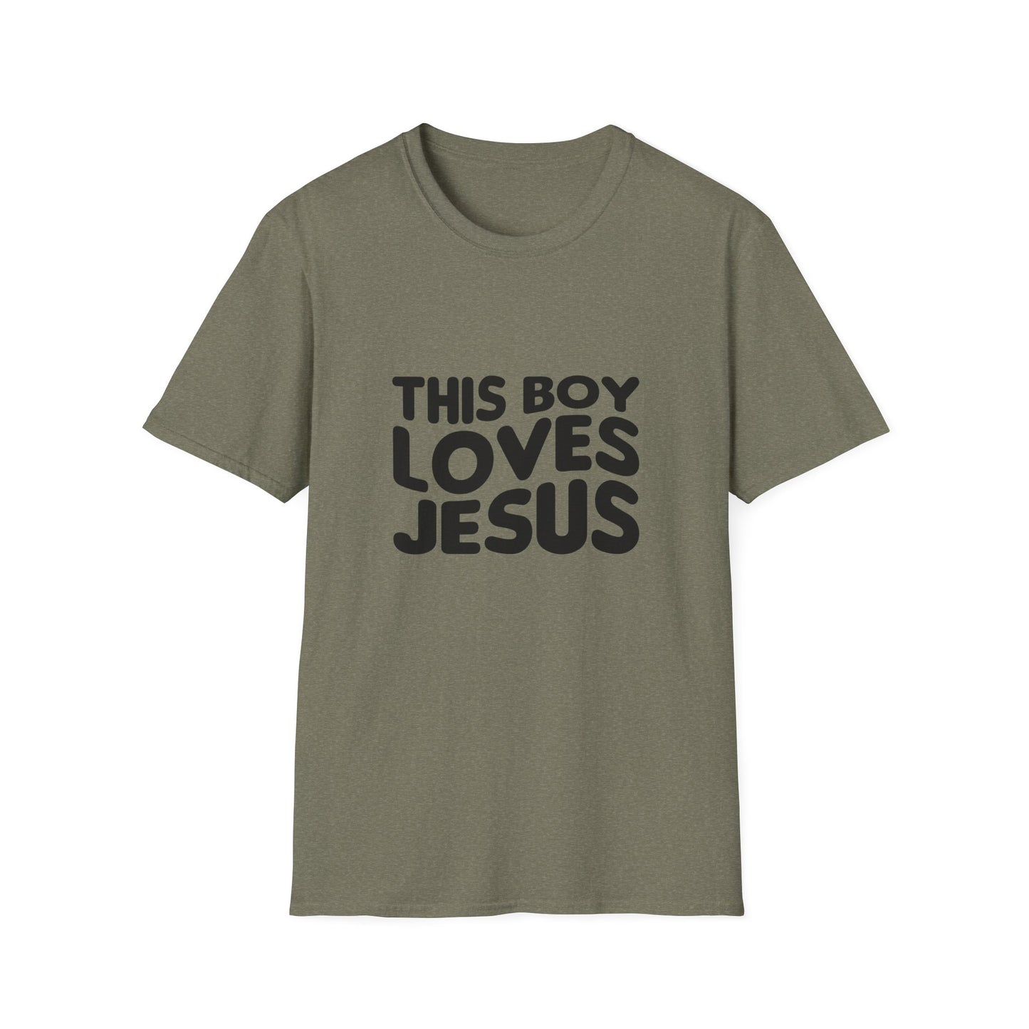 This Boy Loves Jesus Men's Tshirt - Sweet Baby Jeez Teez