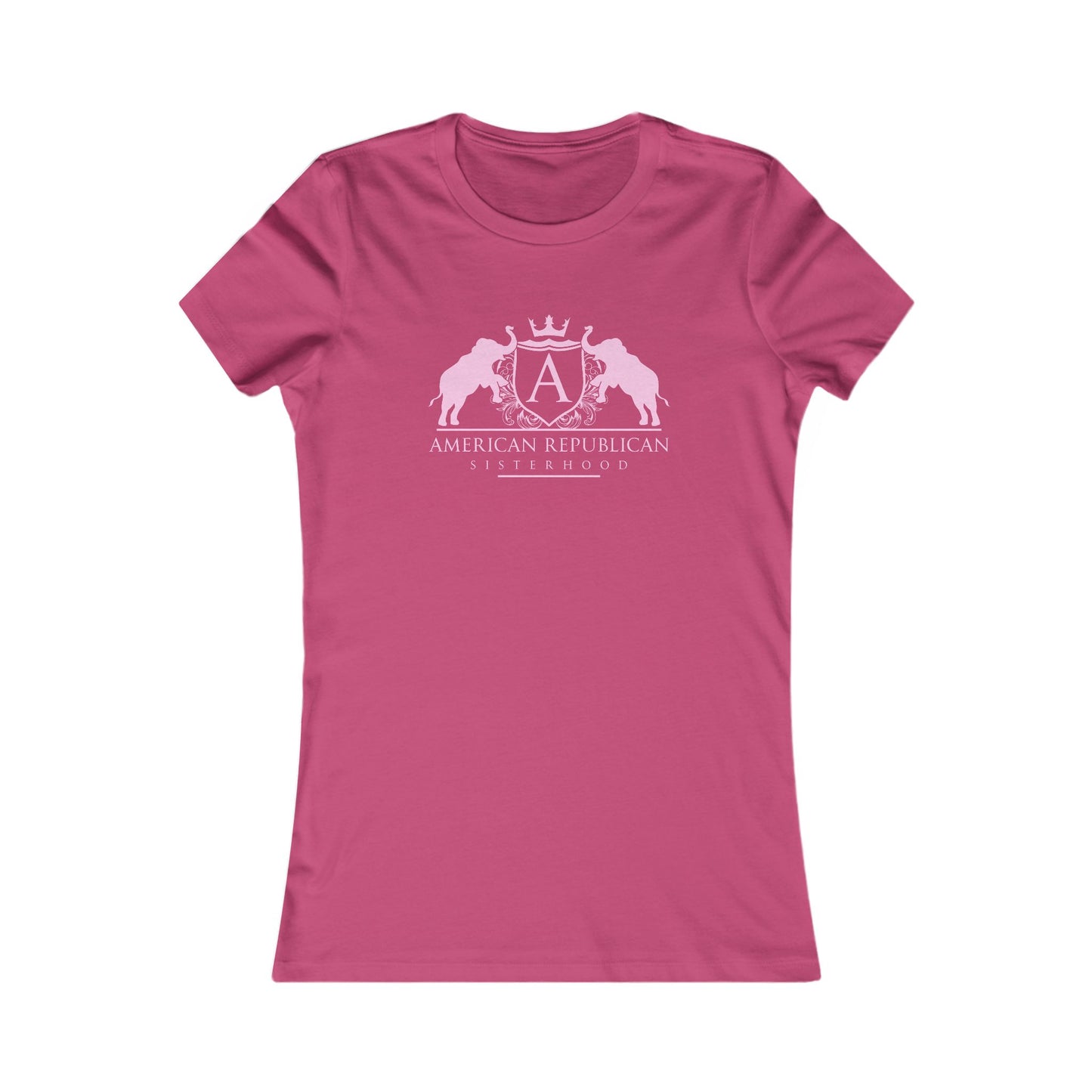 ARS Baby Pink Logo Women's Fitted Tshirt - Sweet Baby Jeez Teez