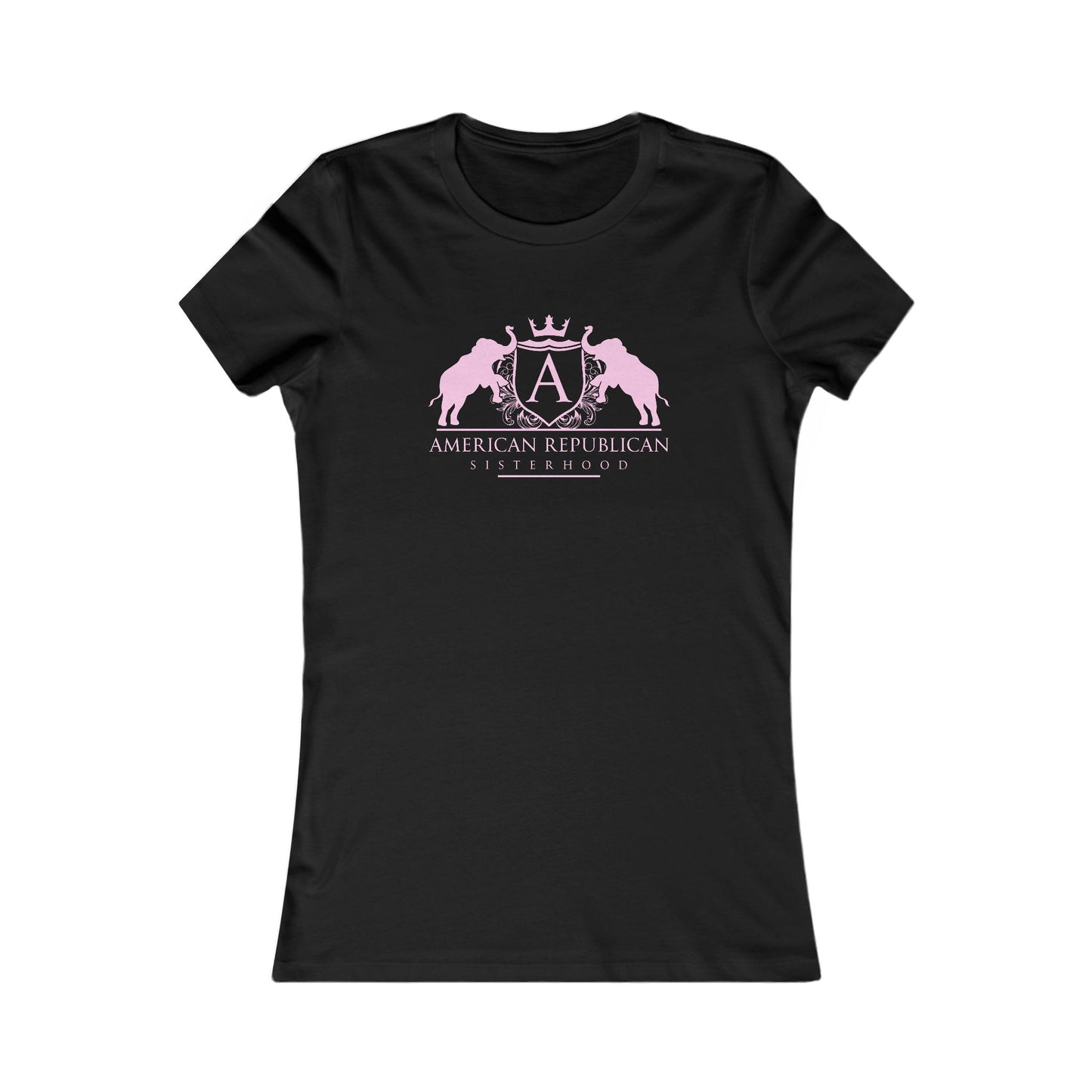 ARS Baby Pink Logo Women's Fitted Tshirt - Sweet Baby Jeez Teez