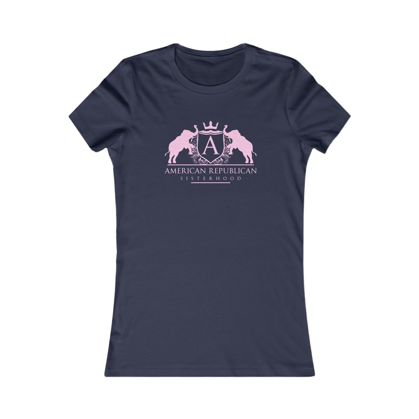 ARS Baby Pink Logo Women's Fitted Tshirt - Sweet Baby Jeez Teez