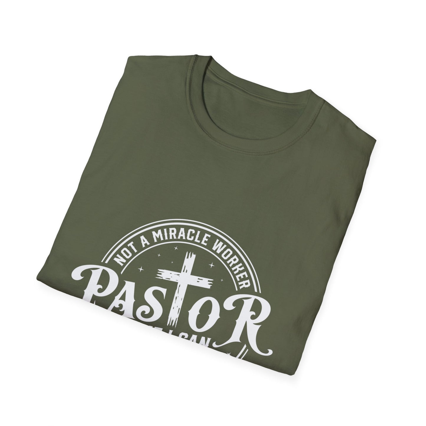 Pastor Men's Tshirt (White Logo) - Sweet Baby Jeez Teez