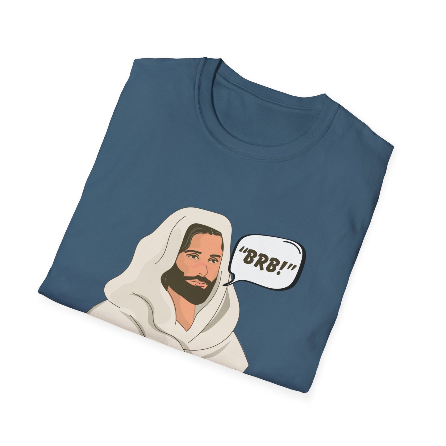 "BRB" Men's Tshirt (Cartoon Logo) - Sweet Baby Jeez Teez