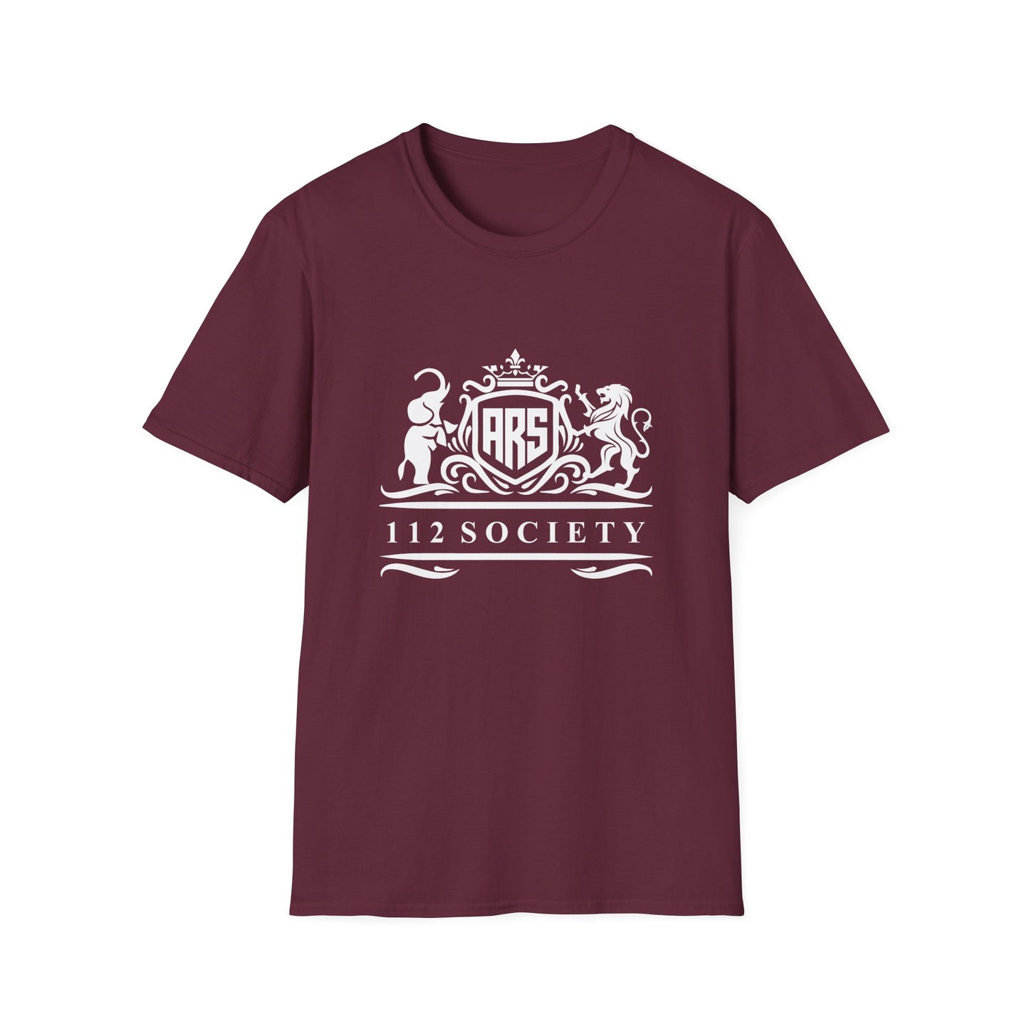 ARS 112 Society Men's Tshirt (White Logo) - Sweet Baby Jeez Teez