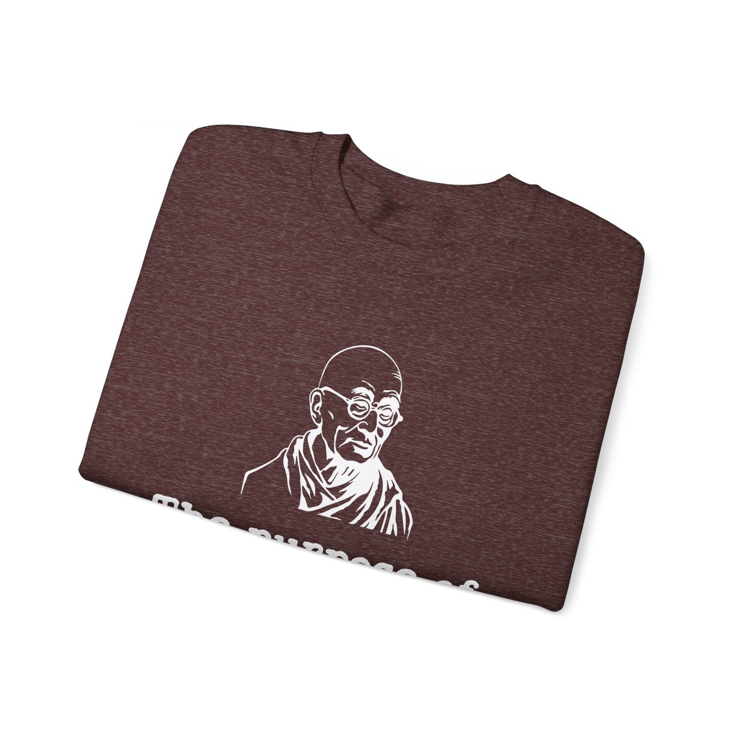 Purpose of Life Womens Relaxed Sweatshirt (IW White Logo) - Sweet Baby Jeez Teez