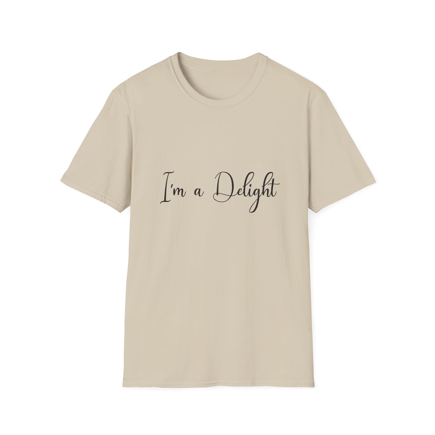 I'm a Delight Womens Relaxed/Plus Tshirt (FP Black Logo) - Sweet Baby Jeez Teez