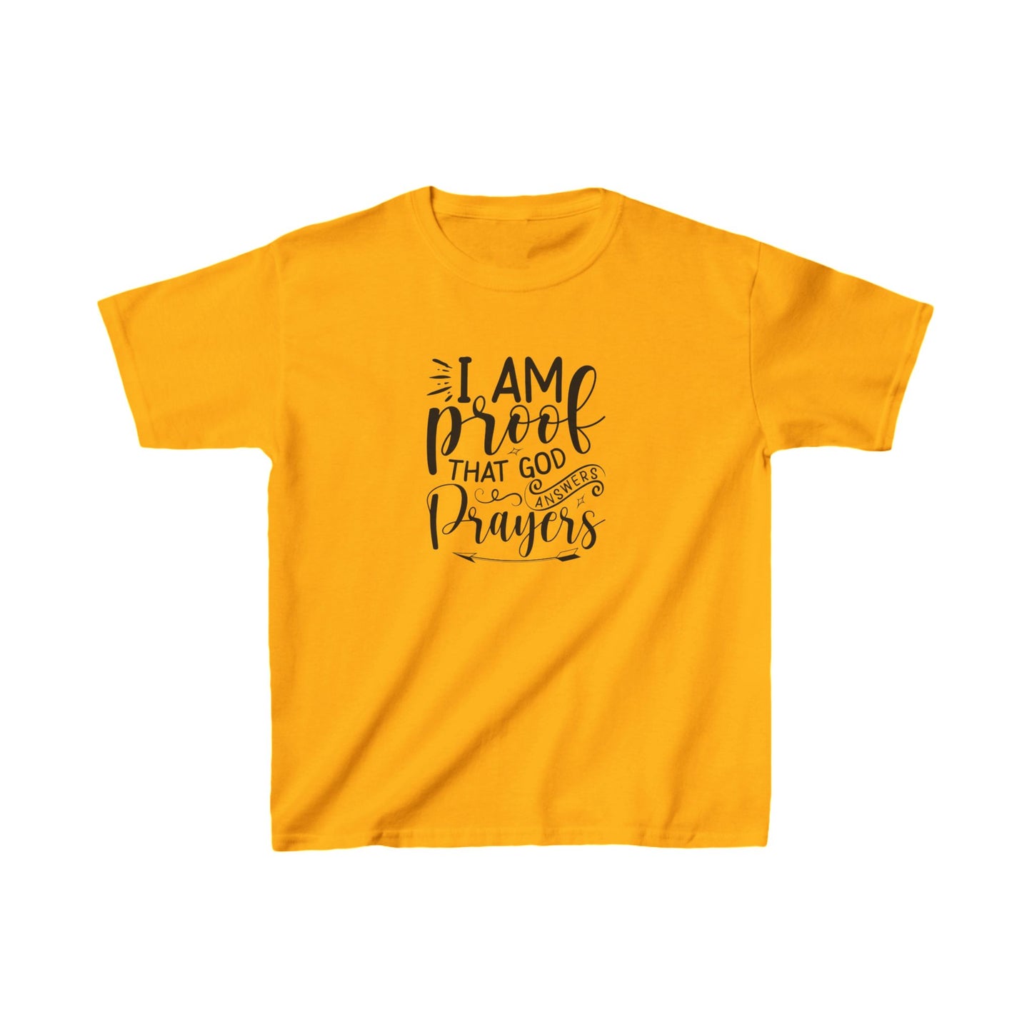 I Am Proof Kid's Unisex Tshirt (Black Logo) - Sweet Baby Jeez Teez