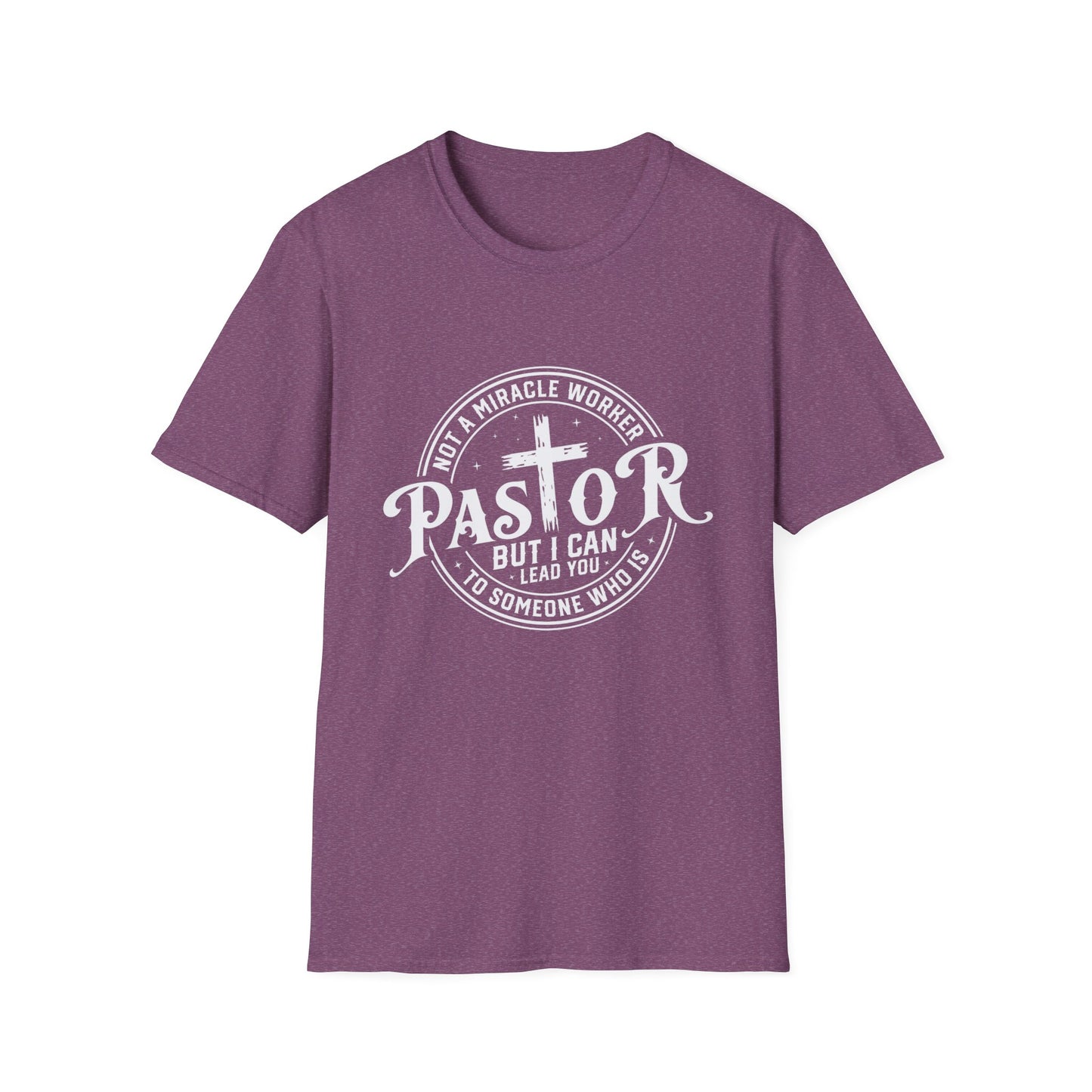 "Pastor" Christian Man of Faith Softstyle Tshirt
