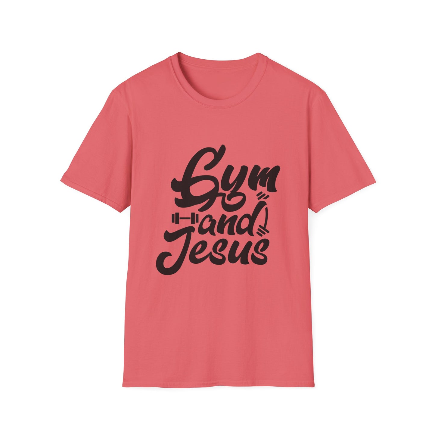 Gym and Jesus Women's Relaxed/Plus Tshirt (Black Logo) - Sweet Baby Jeez Teez