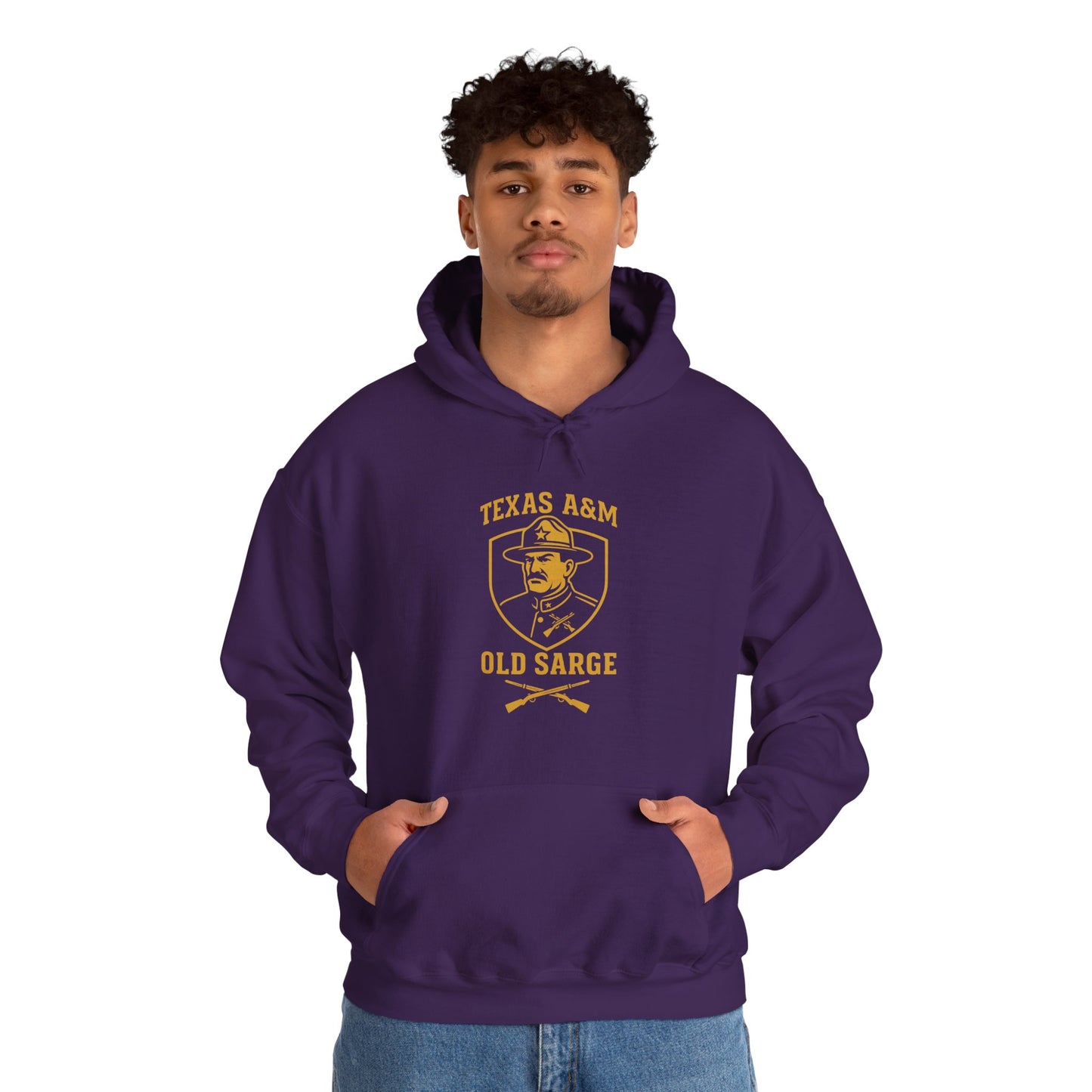 Vintage Texas A&M Old Sarge Unisex Hoodie
