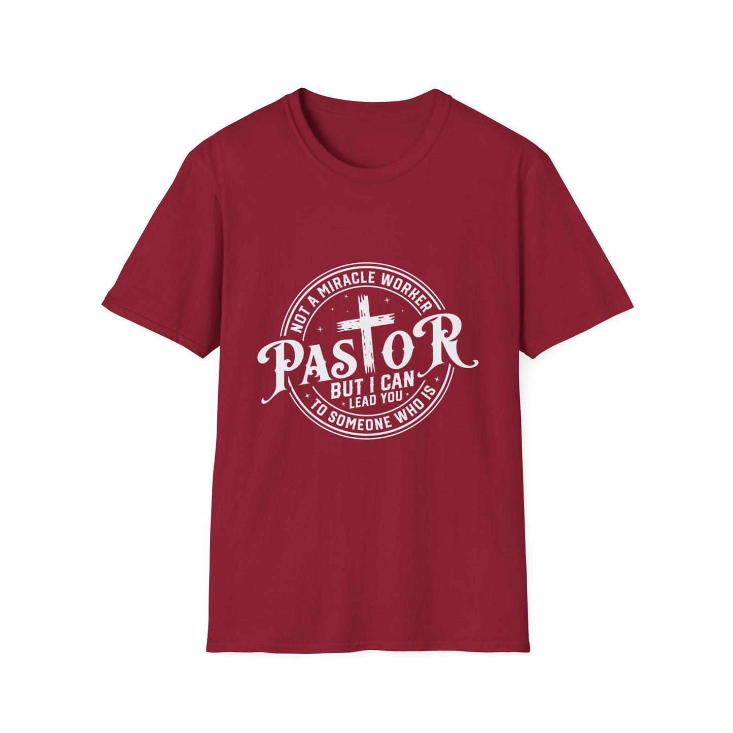 Pastor Men's Tshirt (White Logo) - Sweet Baby Jeez Teez