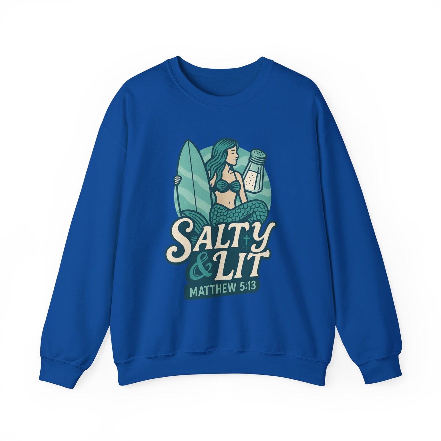 "Salty & Lit" Christian Women's Scripture Sweatshirt