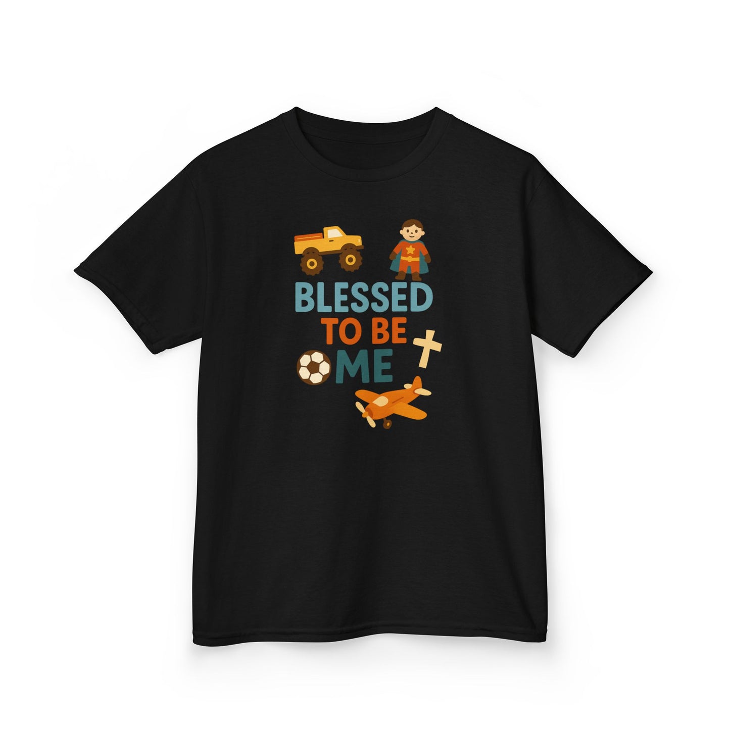 "Blessed to Be Me" Christian Boys Tshirt (Airplane Logo)