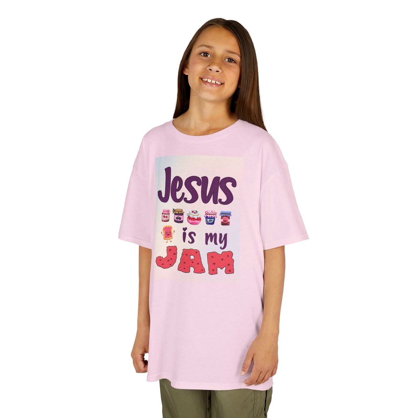 "Jesus is my Jam" Kid's Tshirt (Rainbow Logo) - Sweet Baby Jeez Teez