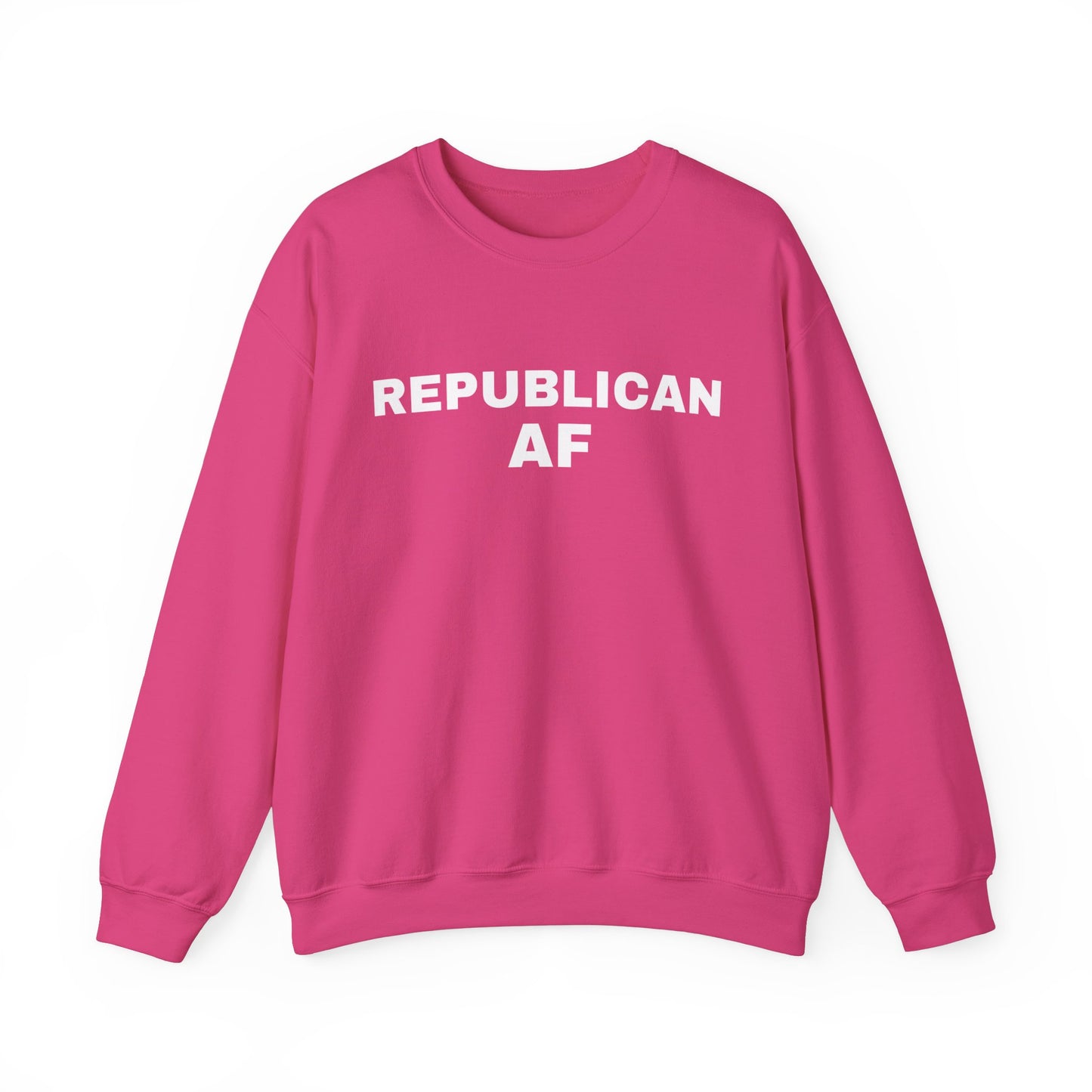 Republican AF Women's Sweatshirt (White Logo) - Sweet Baby Jeez Teez