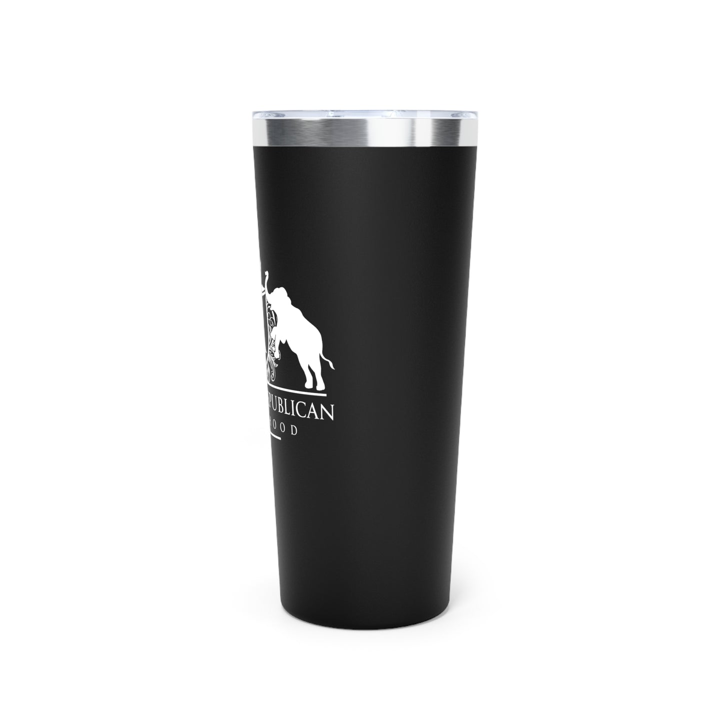 ARS White Logo Copper Vacuum Insulated Tumbler, 22oz - Sweet Baby Jeez Teez