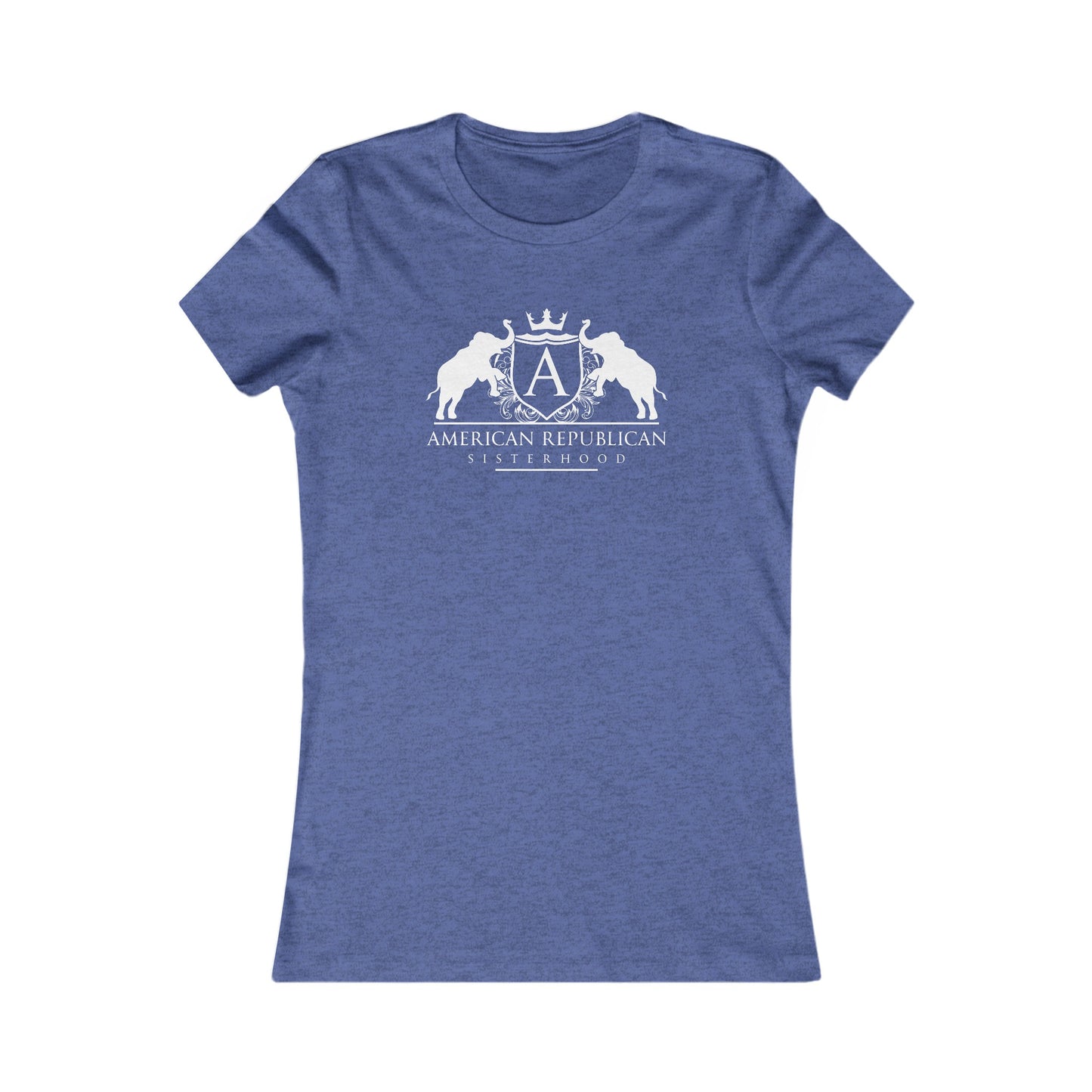 ARS White Logo Women's Fitted Tshirt (ARS - Short Girl Style) - Sweet Baby Jeez Teez
