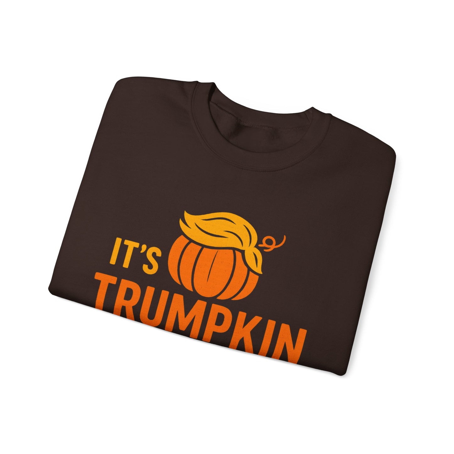 TRUMP-kin Spice Unisex Cozy Sweatshirt (Pumpkin Logo)