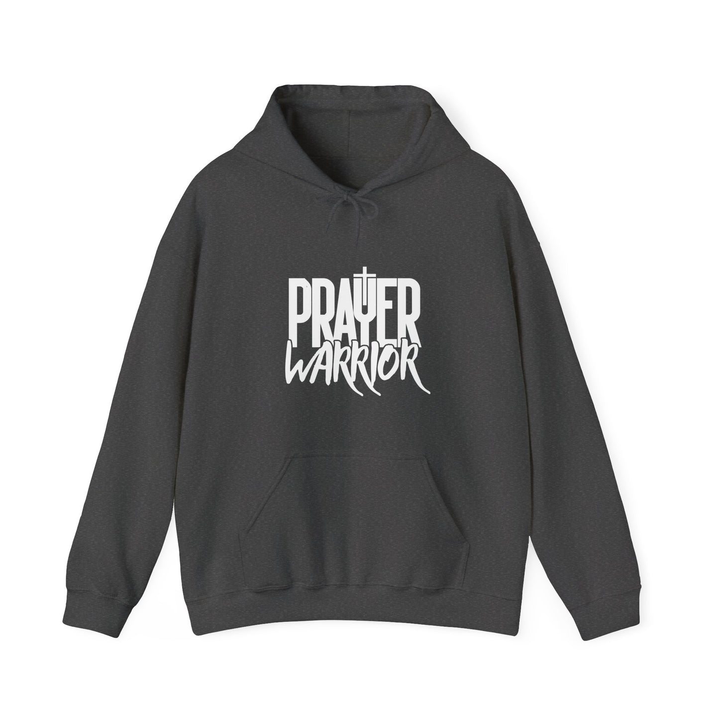 Prayer Warrior Men's Sweatshirt (White Logo) - Sweet Baby Jeez Teez