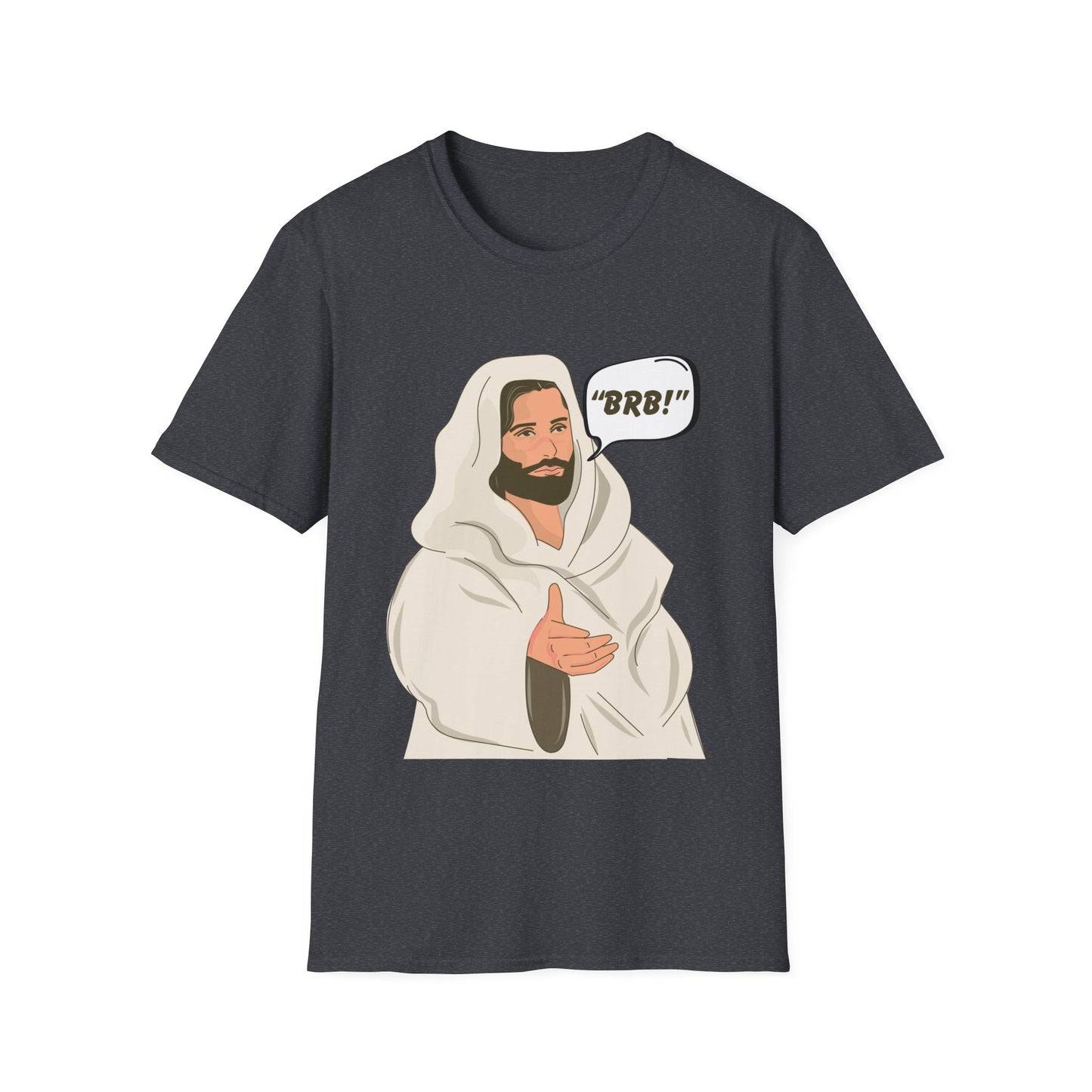 "BRB" Be Right Back Women's Relaxed/Plus Tshirt (Cartoon Logo) - Sweet Baby Jeez Teez