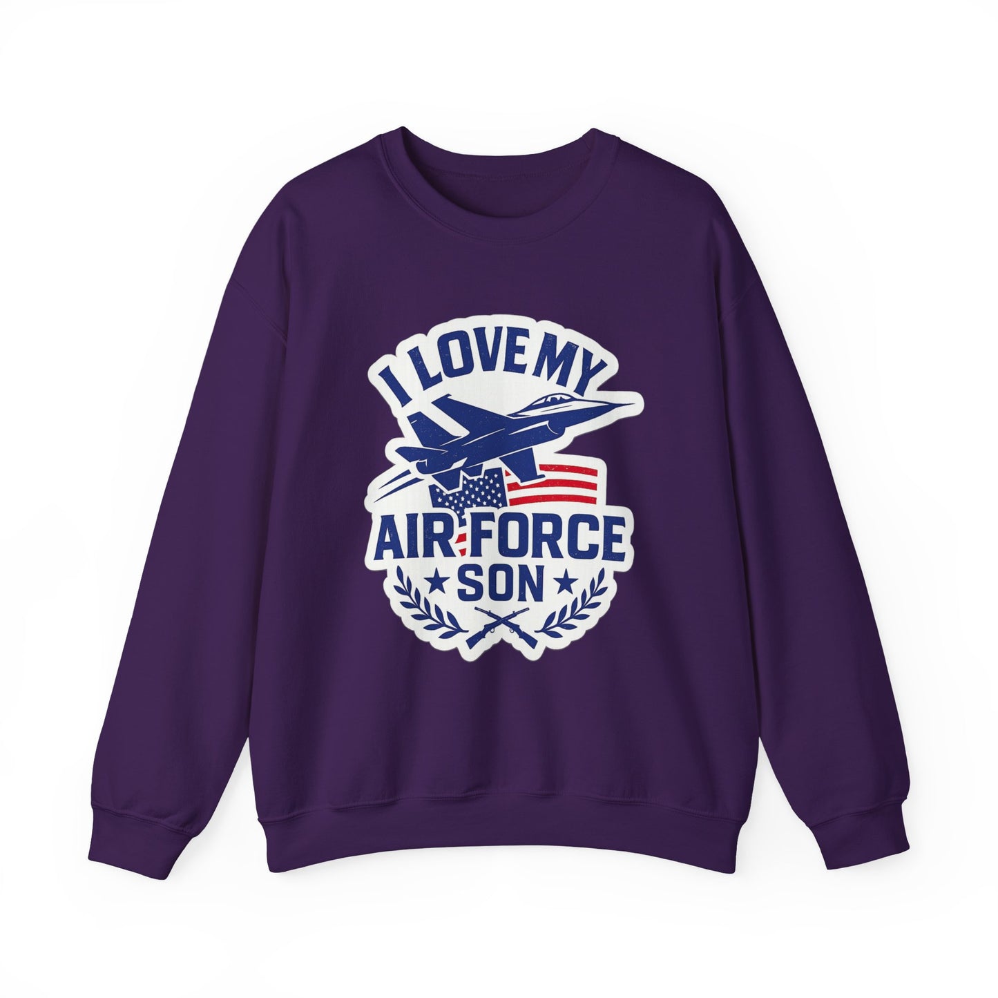 "I Love My Air Force Son" Military Patriotic Air Force Parents Sweatshirt