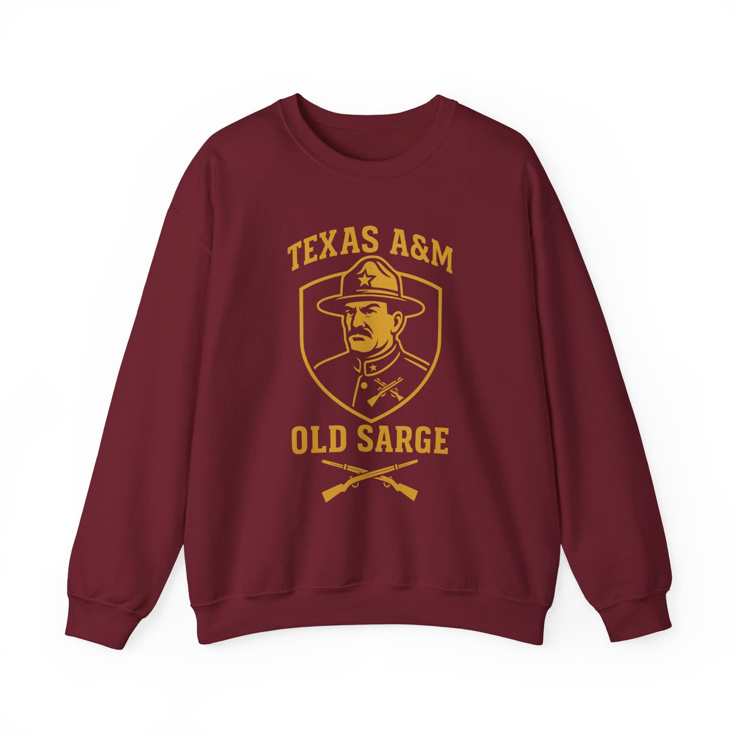 Vintage Texas A&M Old Sarge Cozy Unisex Crewneck Sweatshirt