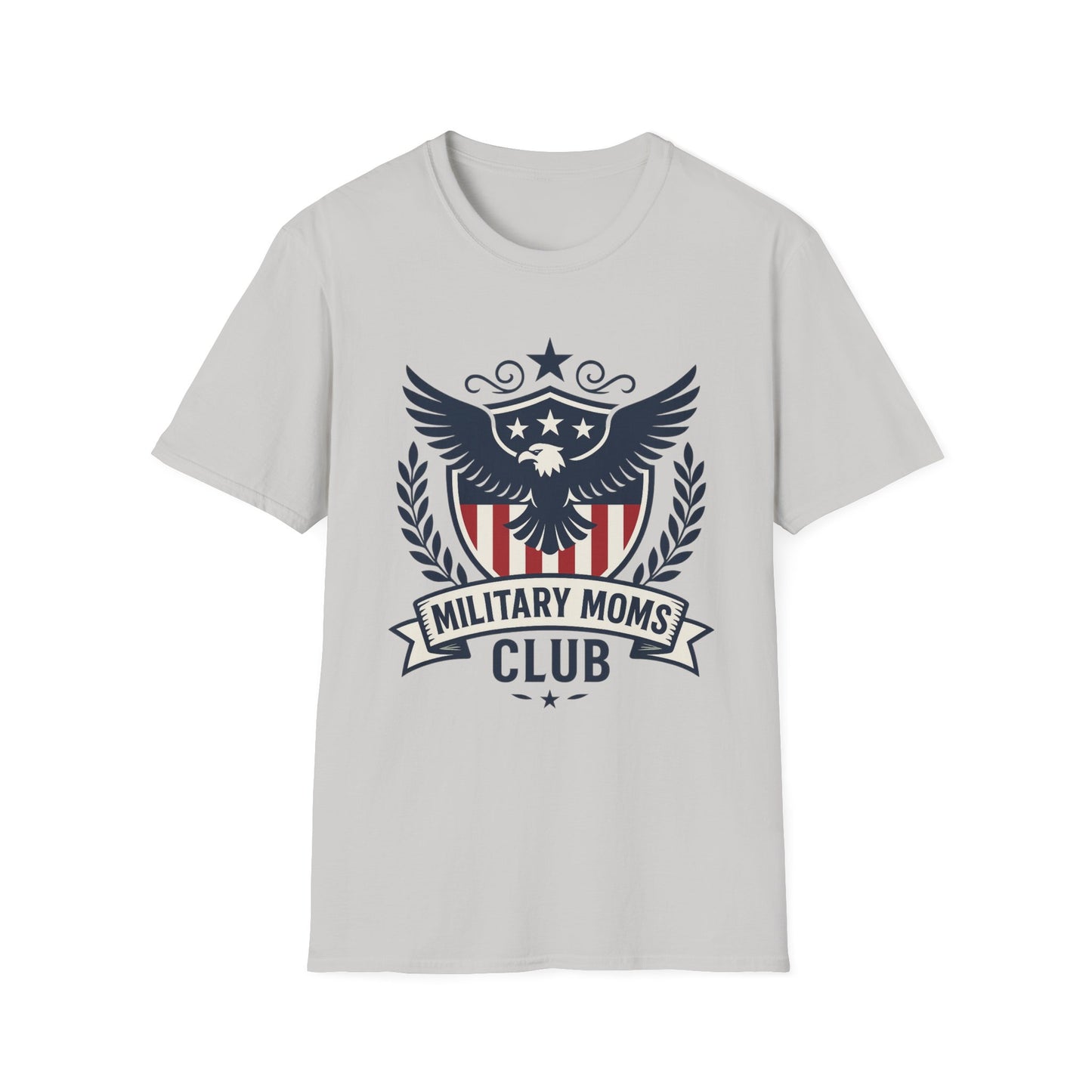 Military Moms Club Women's Relaxed Tshirt (Crest Logo) - Sweet Baby Jeez Teez
