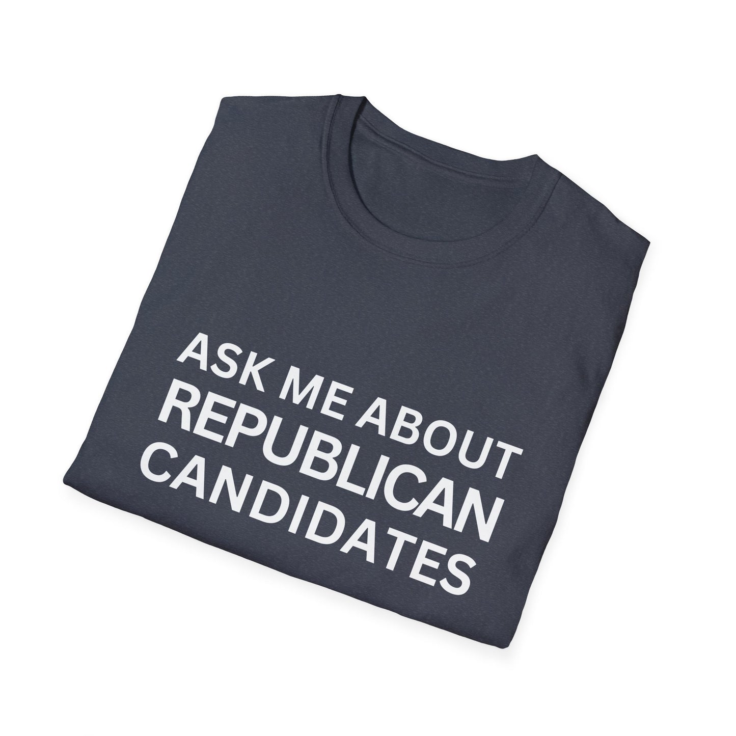 Ask Me Unisex Relaxed Tshirt (White Logo) - Sweet Baby Jeez Teez