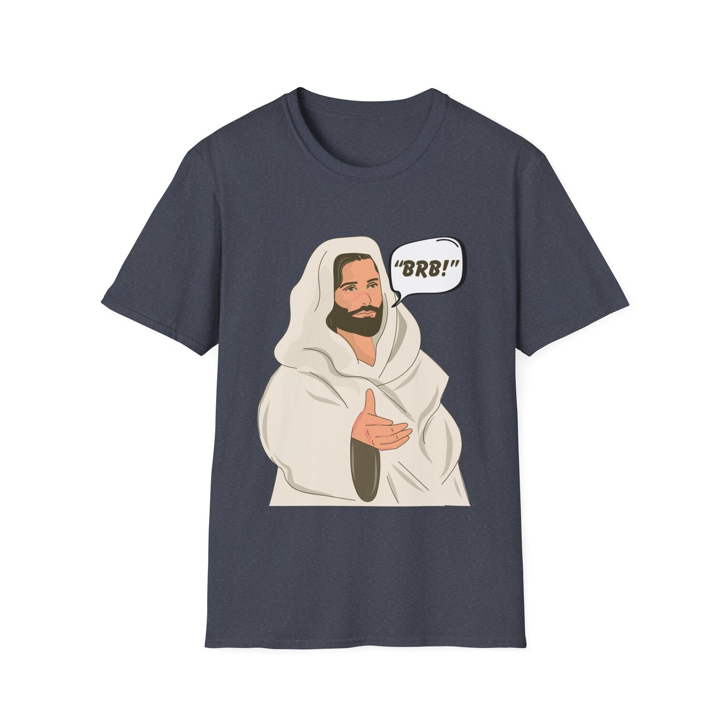 "BRB" Be Right Back Women's Relaxed/Plus Tshirt (Cartoon Logo) - Sweet Baby Jeez Teez