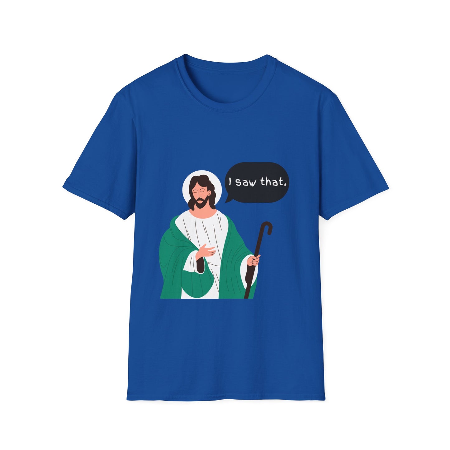 I Saw That Women's Relaxed/Plus Tshirt (Cartoon Logo) - Sweet Baby Jeez Teez
