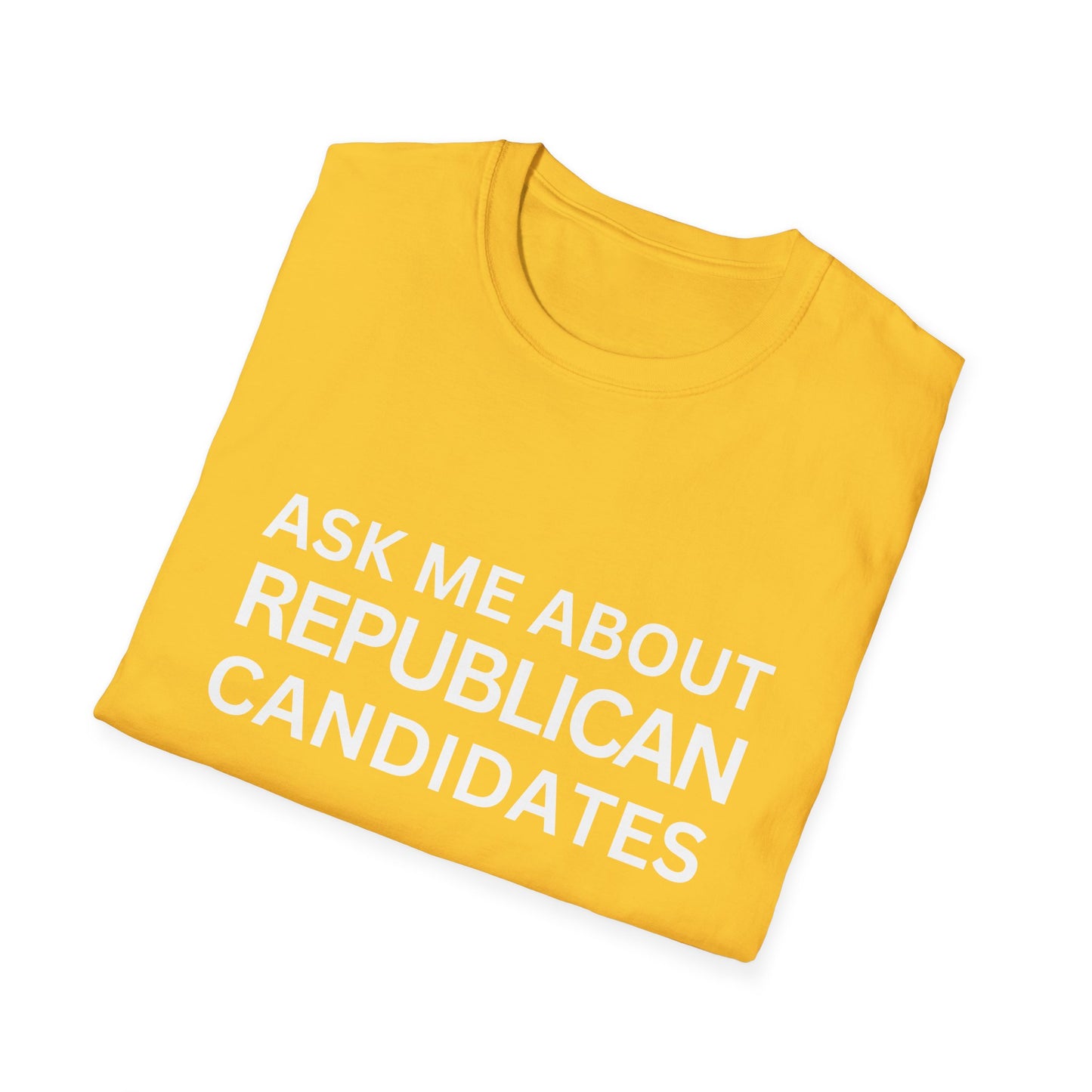 Ask Me Unisex Relaxed Tshirt (White Logo) - Sweet Baby Jeez Teez