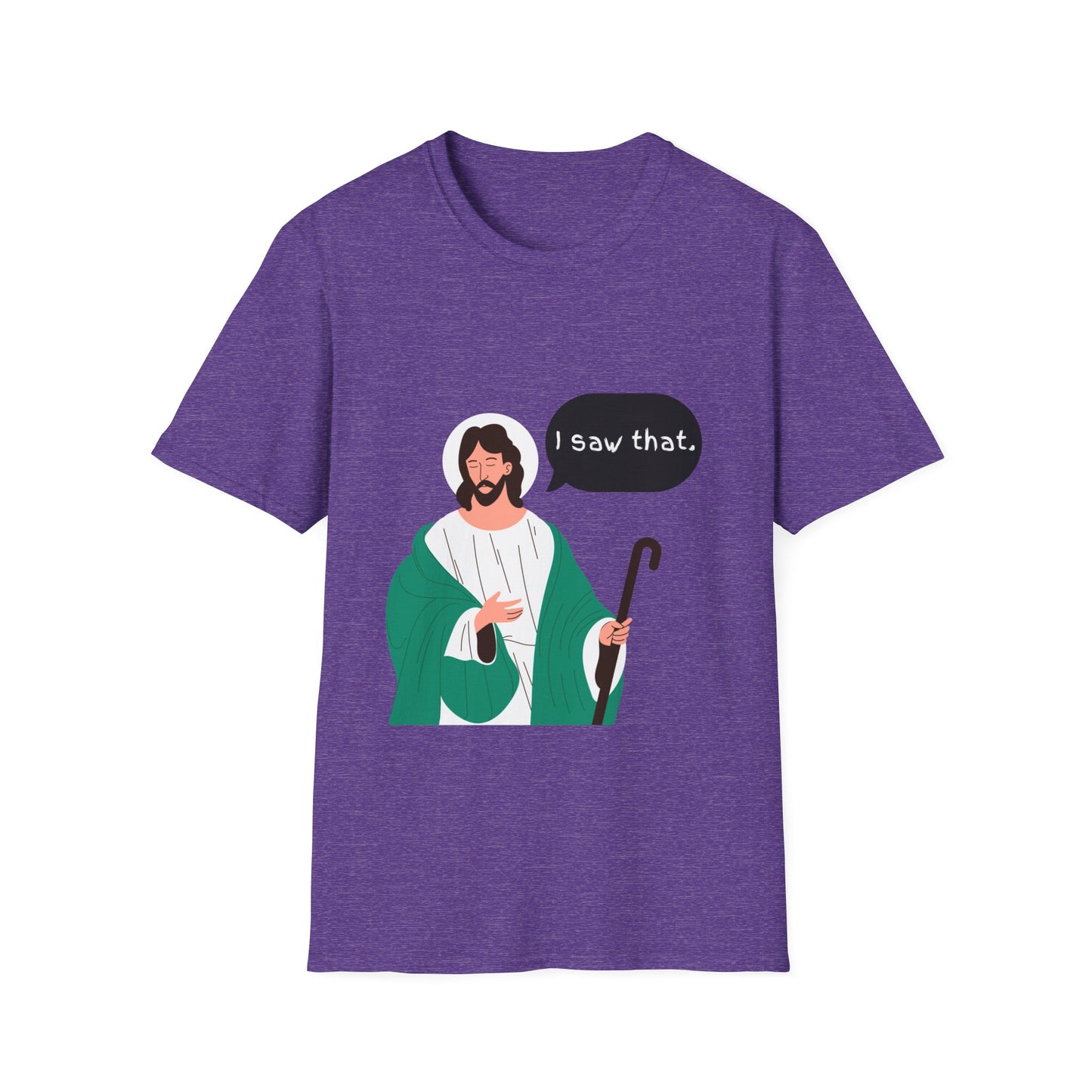 I Saw That Women's Relaxed/Plus Tshirt (Cartoon Logo) - Sweet Baby Jeez Teez