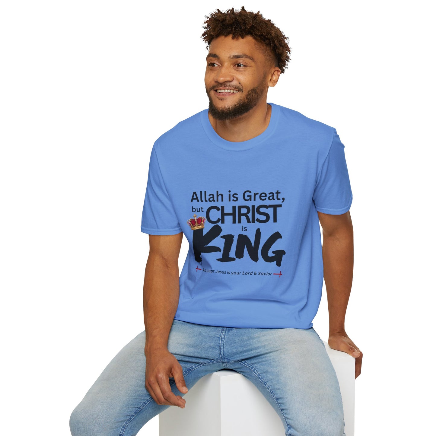 Christ is King Unisex T-shirt (Great Logo) - Sweet Baby Jeez Teez