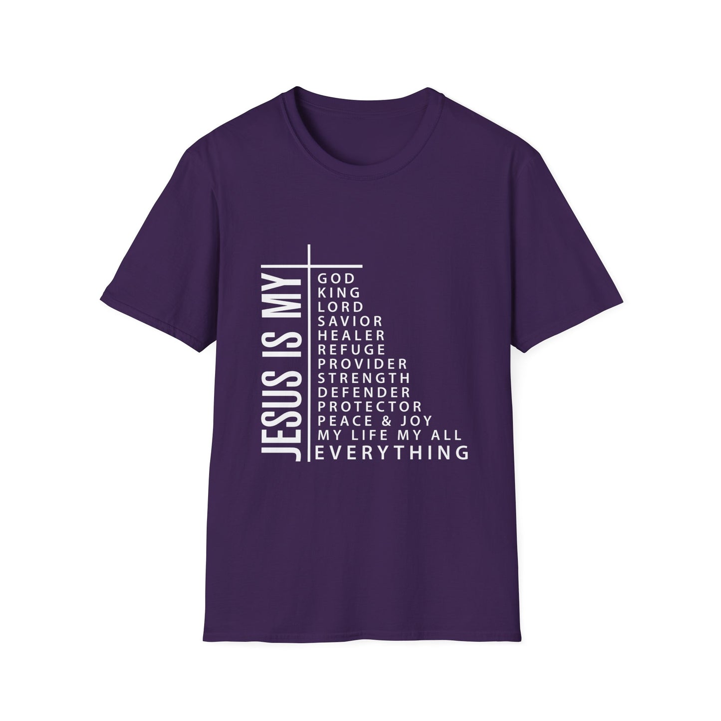 Jesus is My Women's Relaxed/Plus Tshirt (White Logo) - Sweet Baby Jeez Teez