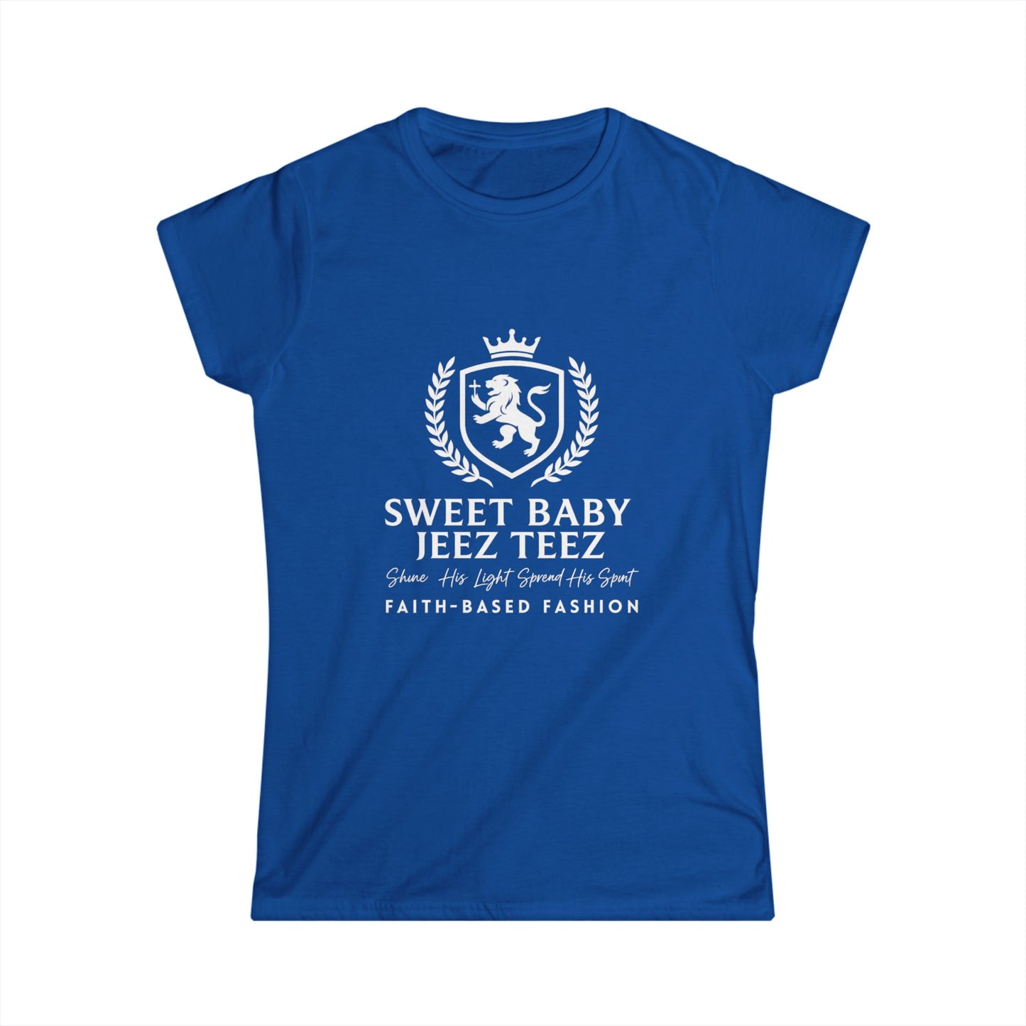 Sweet Baby Jeez Teez Faith-Based Fashion Semi-Fitted Women's Tshirt