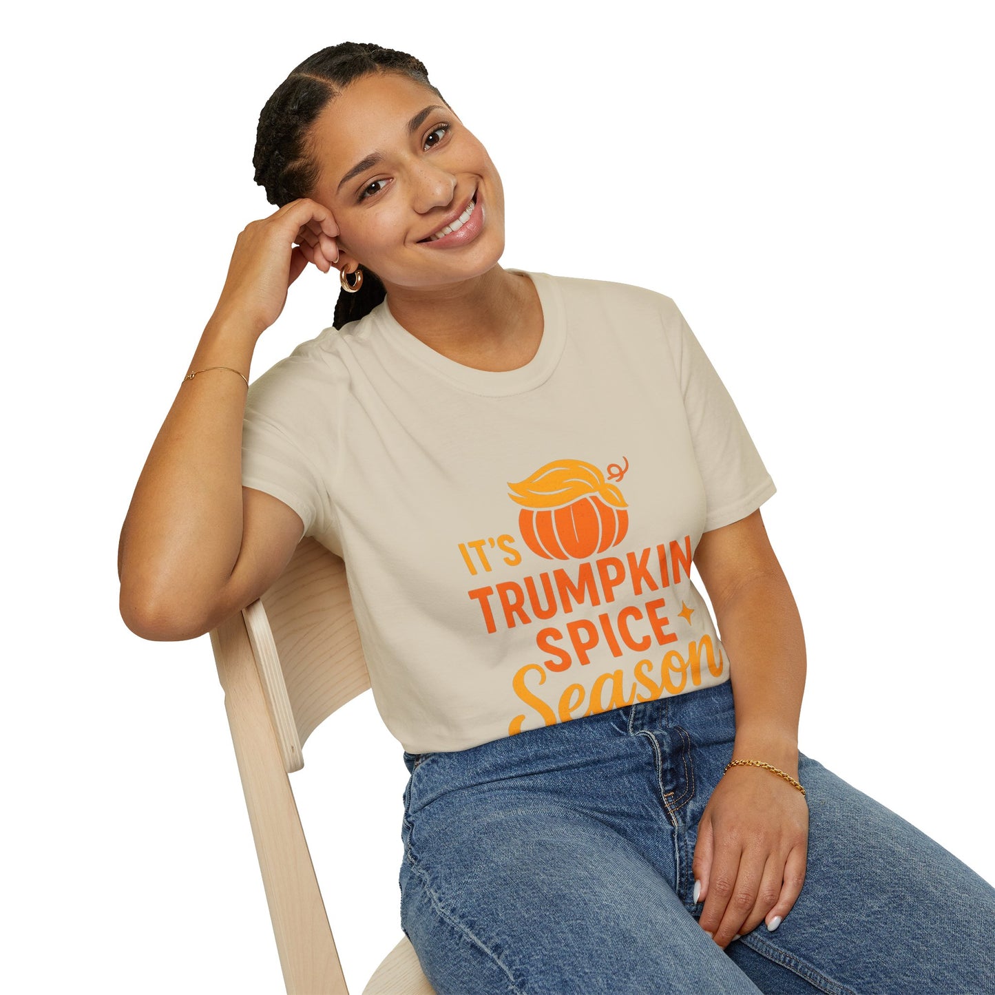 TRUMPkin Spice Ladies T-shirt (Pumpkin Logo)