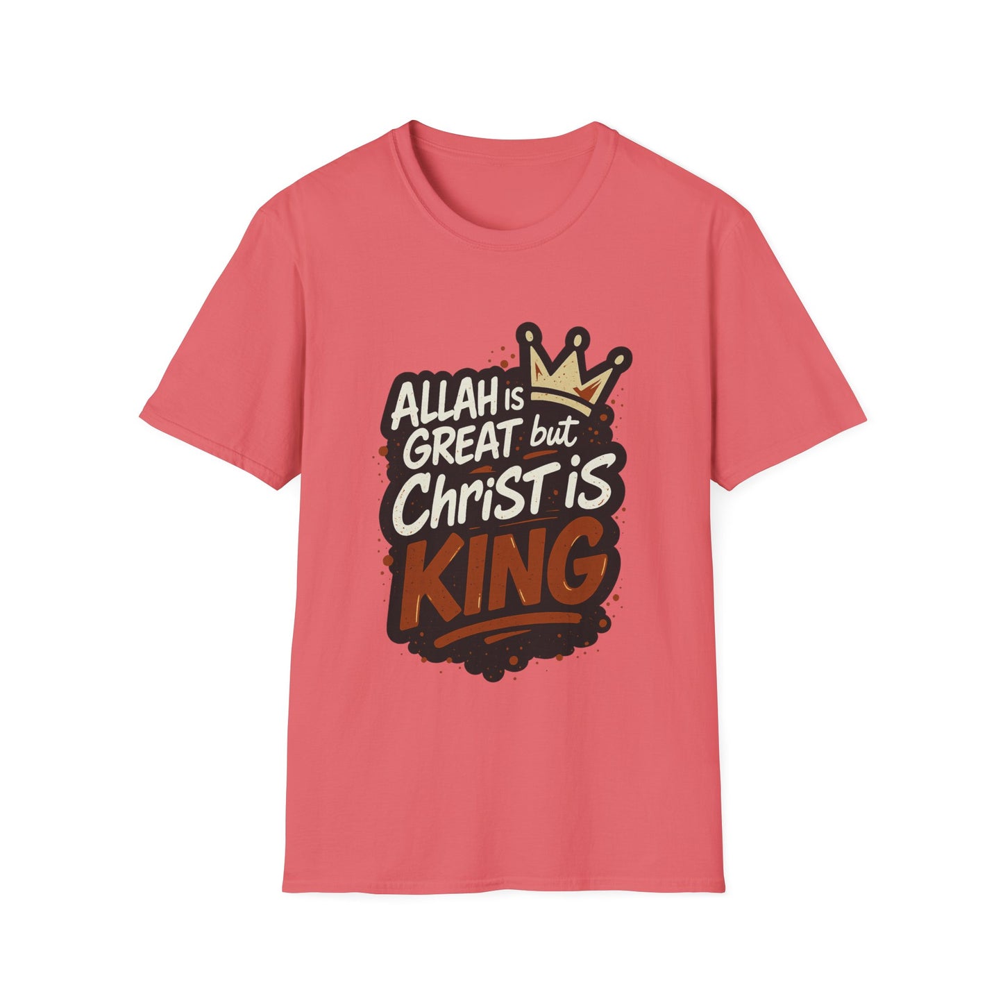 Christ is King Unisex Softstyle Tshirt (Great 2 Logo)