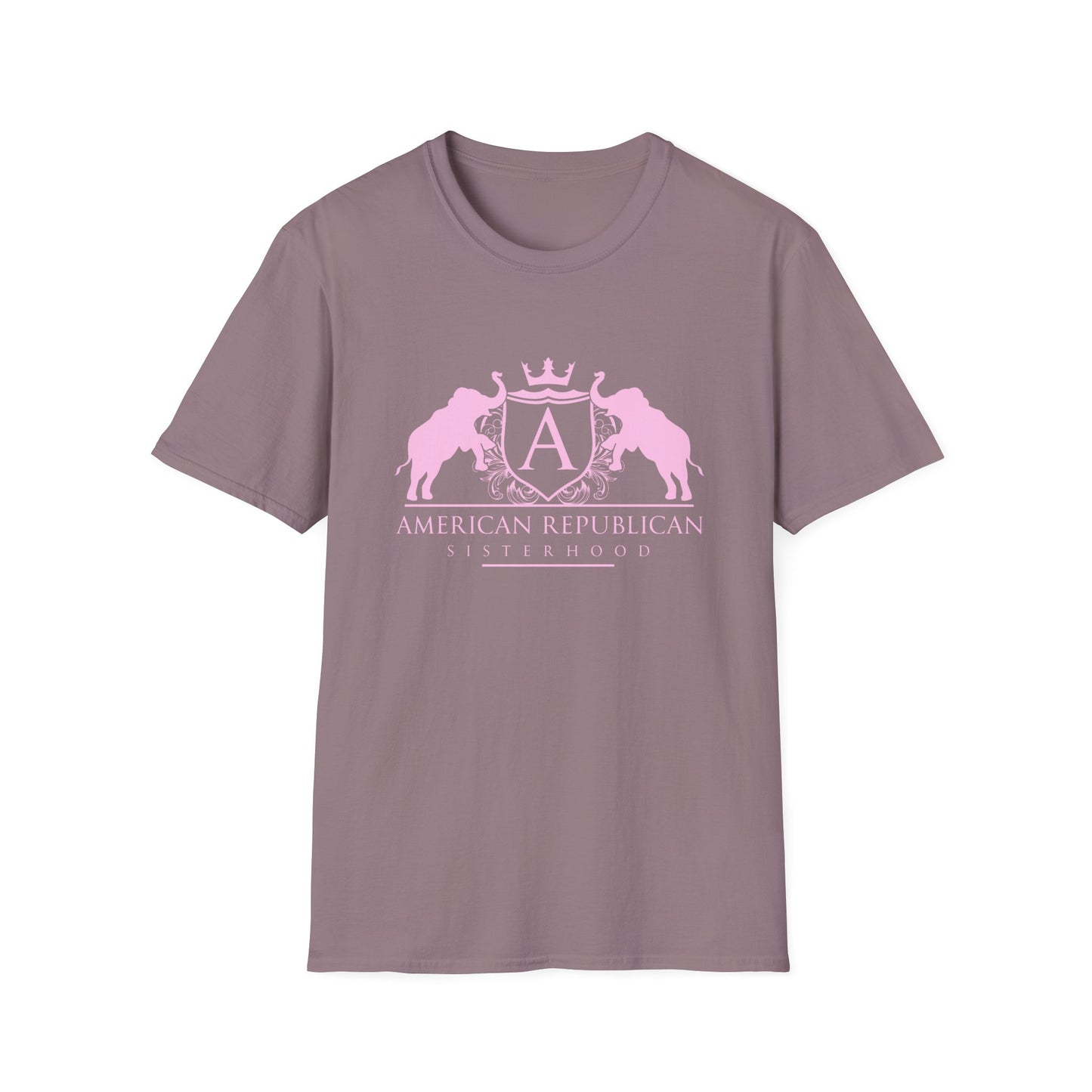 ARS Logo Women's Relaxed/Plus Tshirt (ARS - Baby Pink Logo)