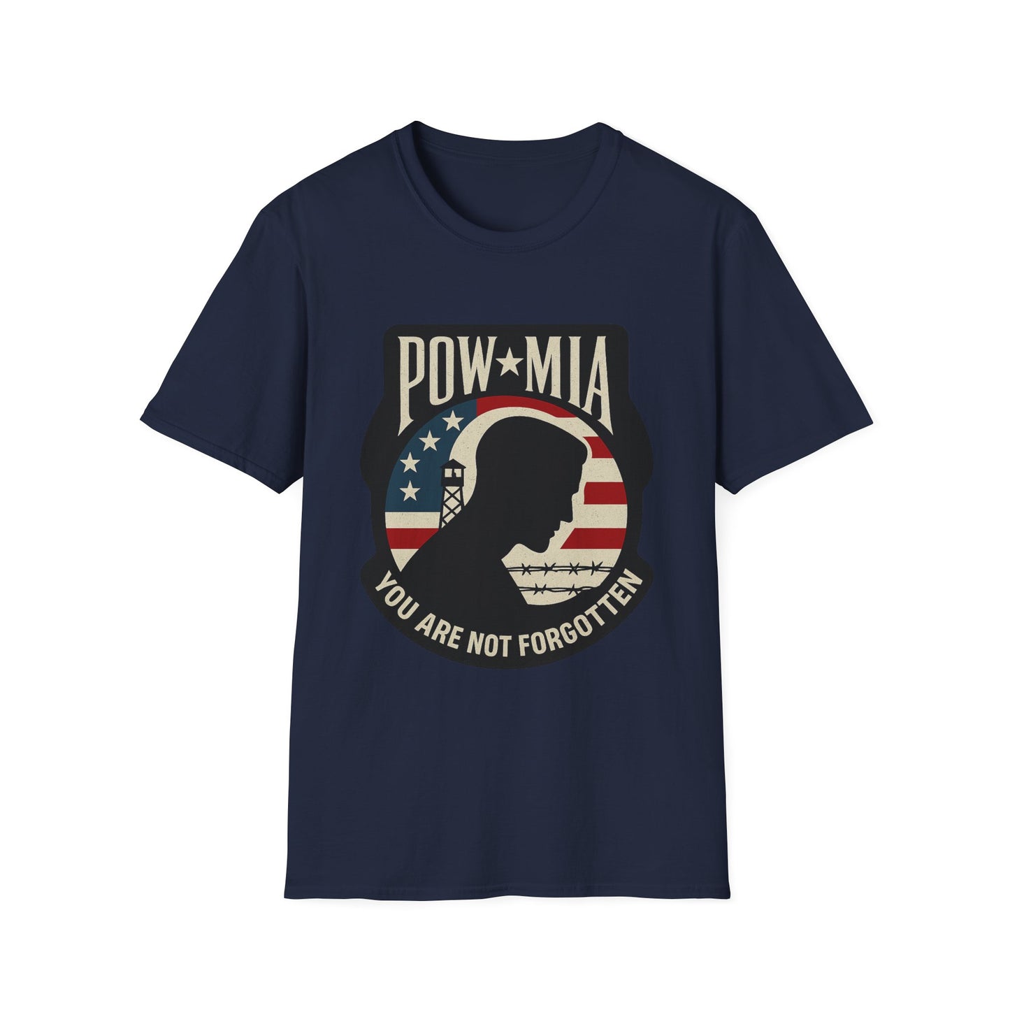 "POW-MIA You are not Forgotten" Military Tribute Unisex T-Shirt