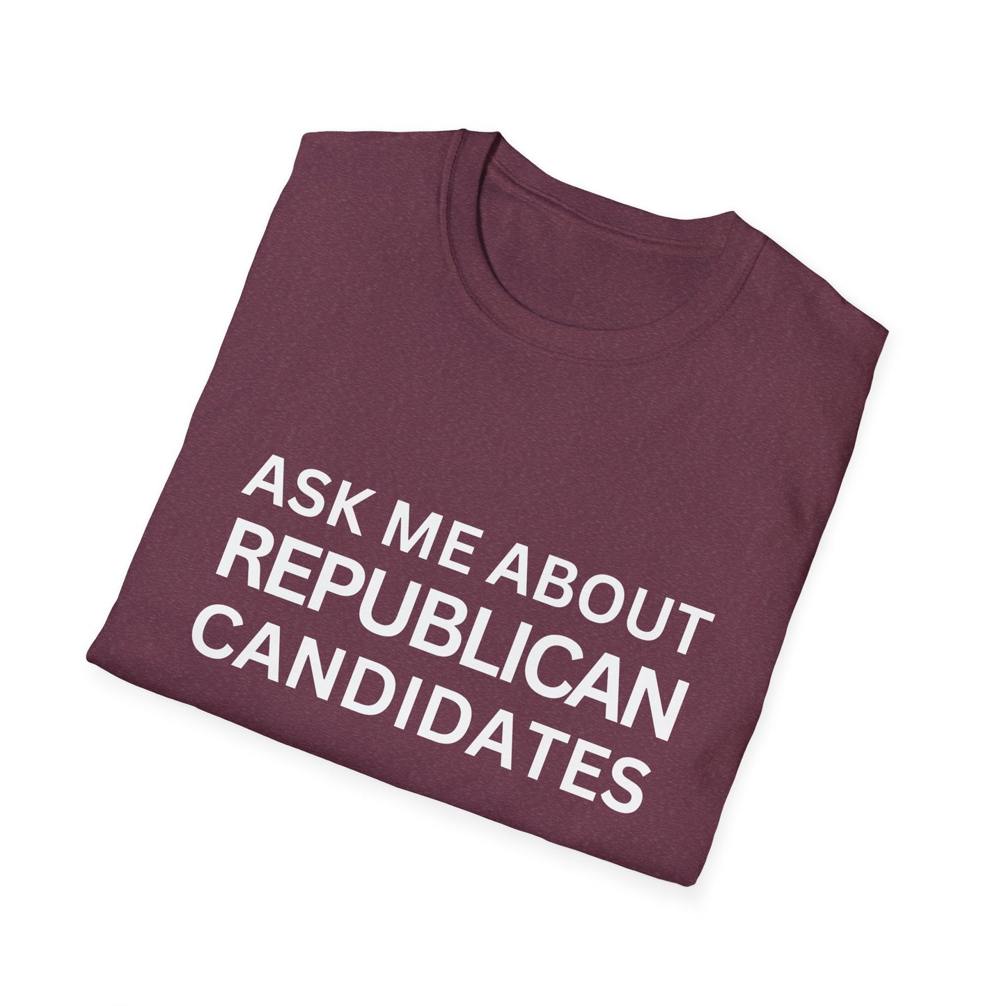Ask Me Unisex Relaxed Tshirt (White Logo) - Sweet Baby Jeez Teez