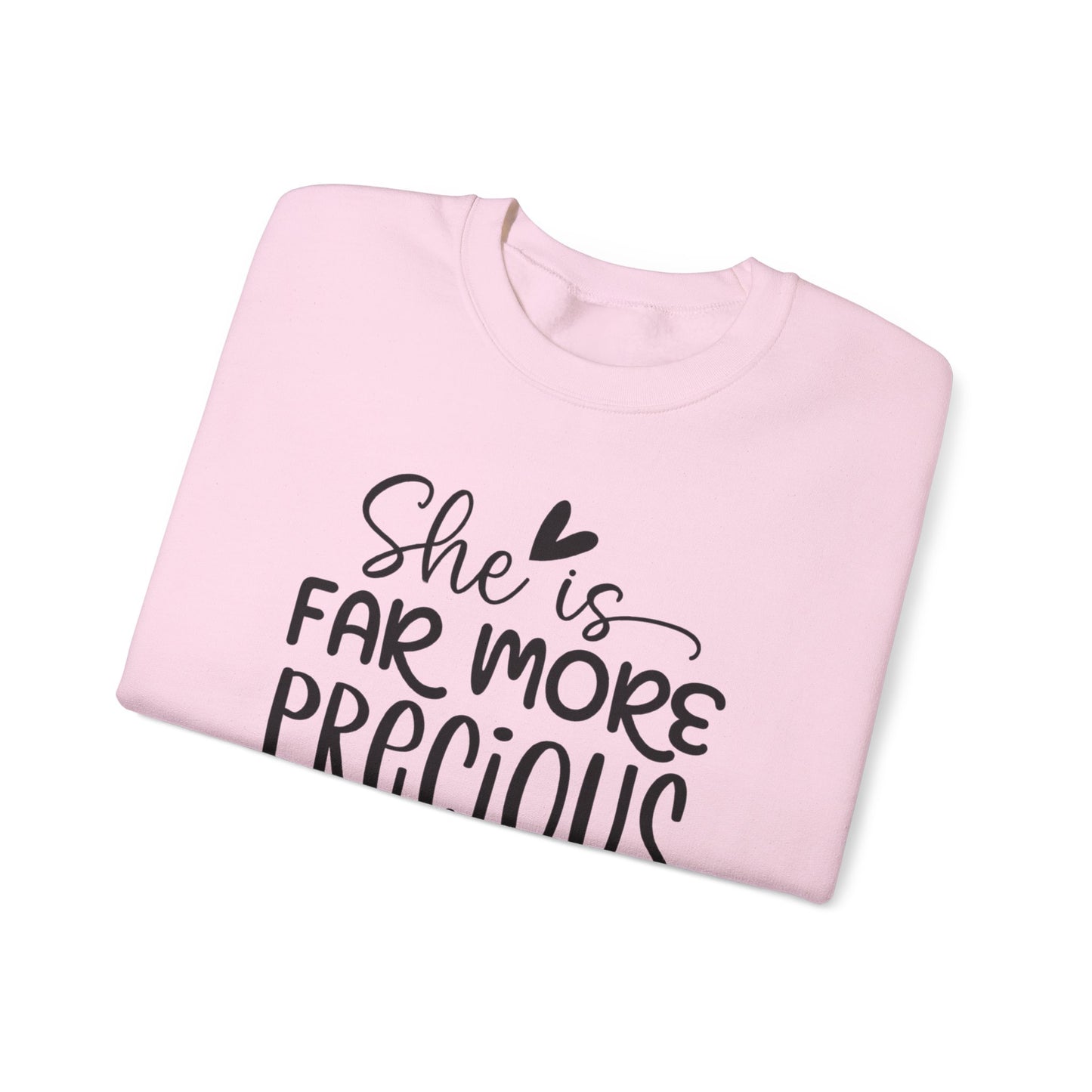 Far More Precious Women's Relaxed Sweatshirt - Sweet Baby Jeez Teez