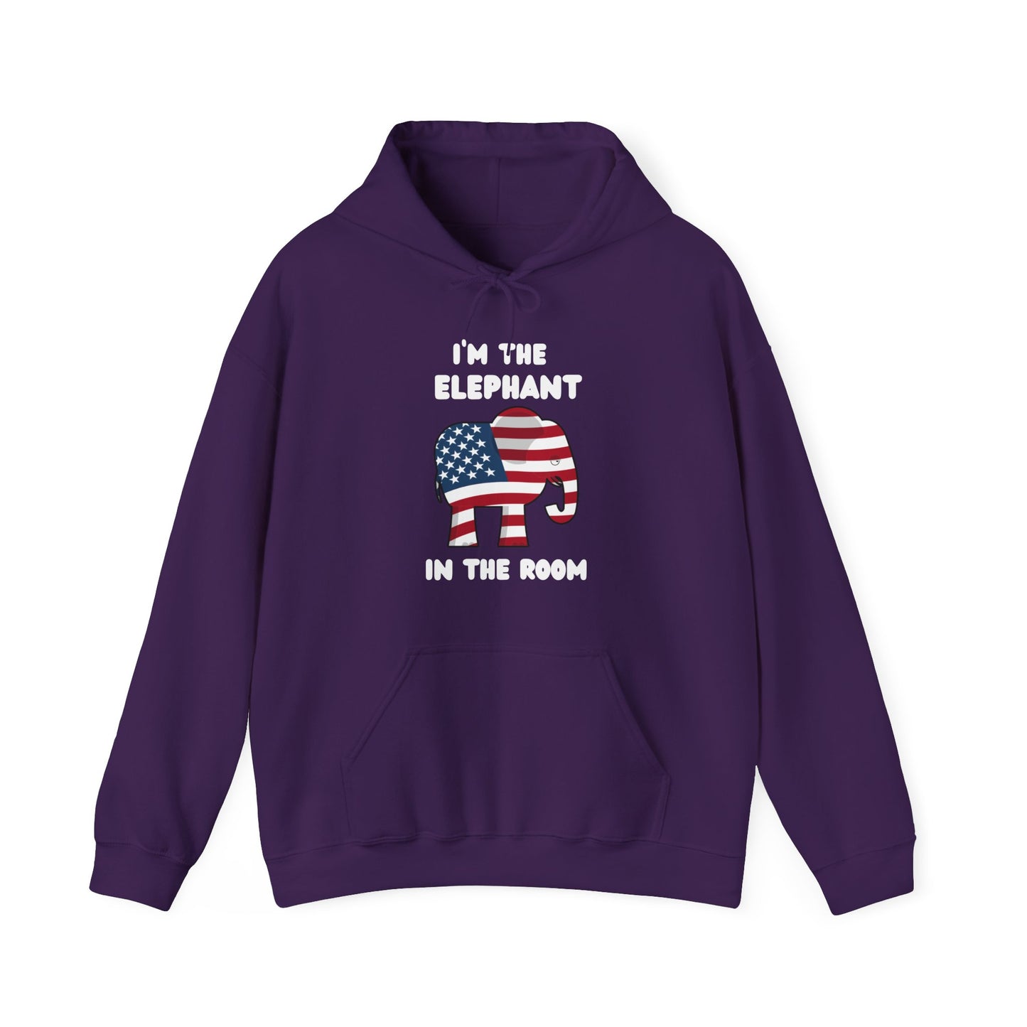 Elephant in the Room Women's Hoodie S-5XL (White Logo) - Sweet Baby Jeez Teez