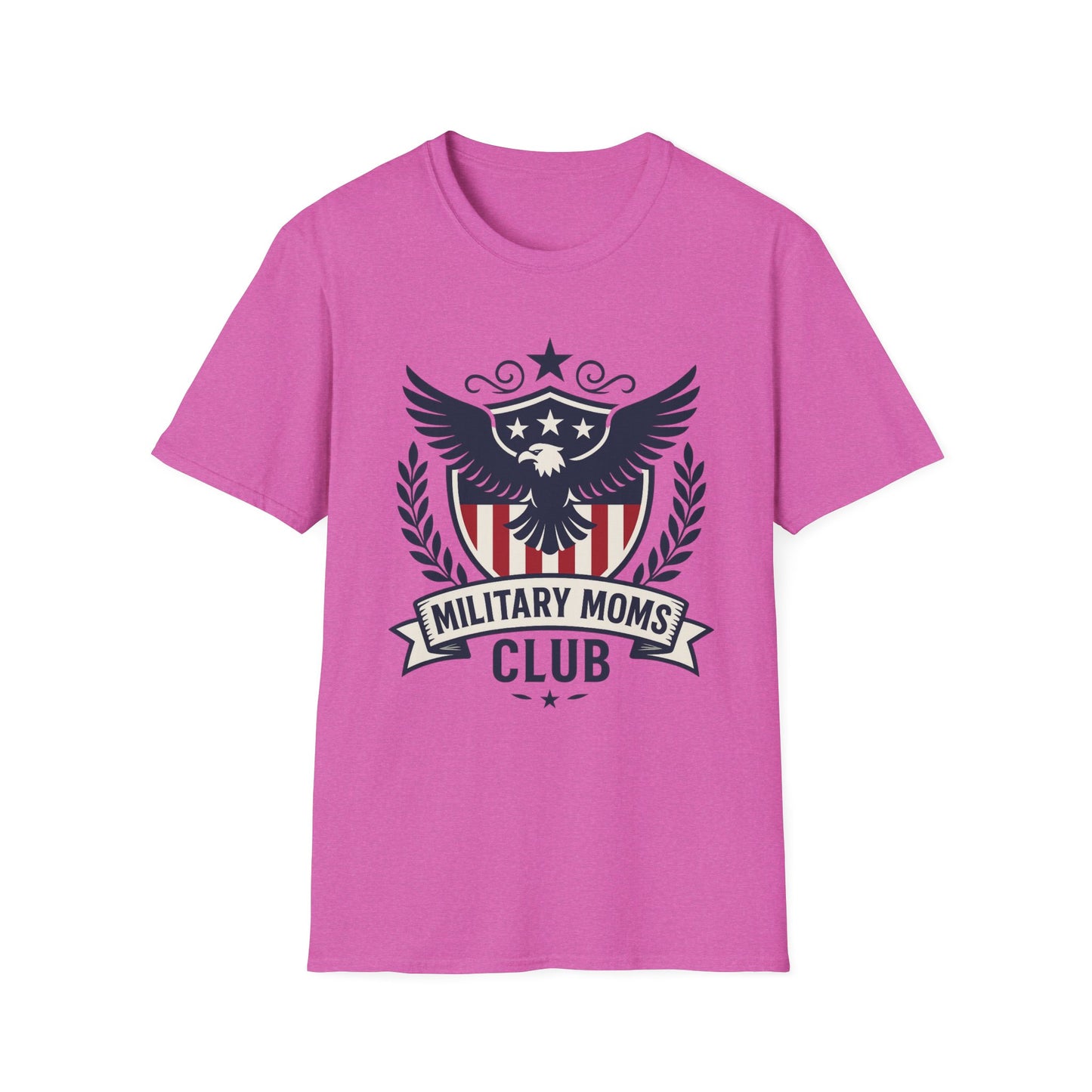 Military Moms Club Women's Relaxed Tshirt (Crest Logo) - Sweet Baby Jeez Teez